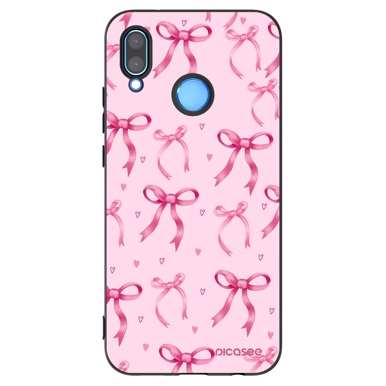 Picasee silikonový černý obal pro Huawei P20 Lite - Bow Aesthetic
