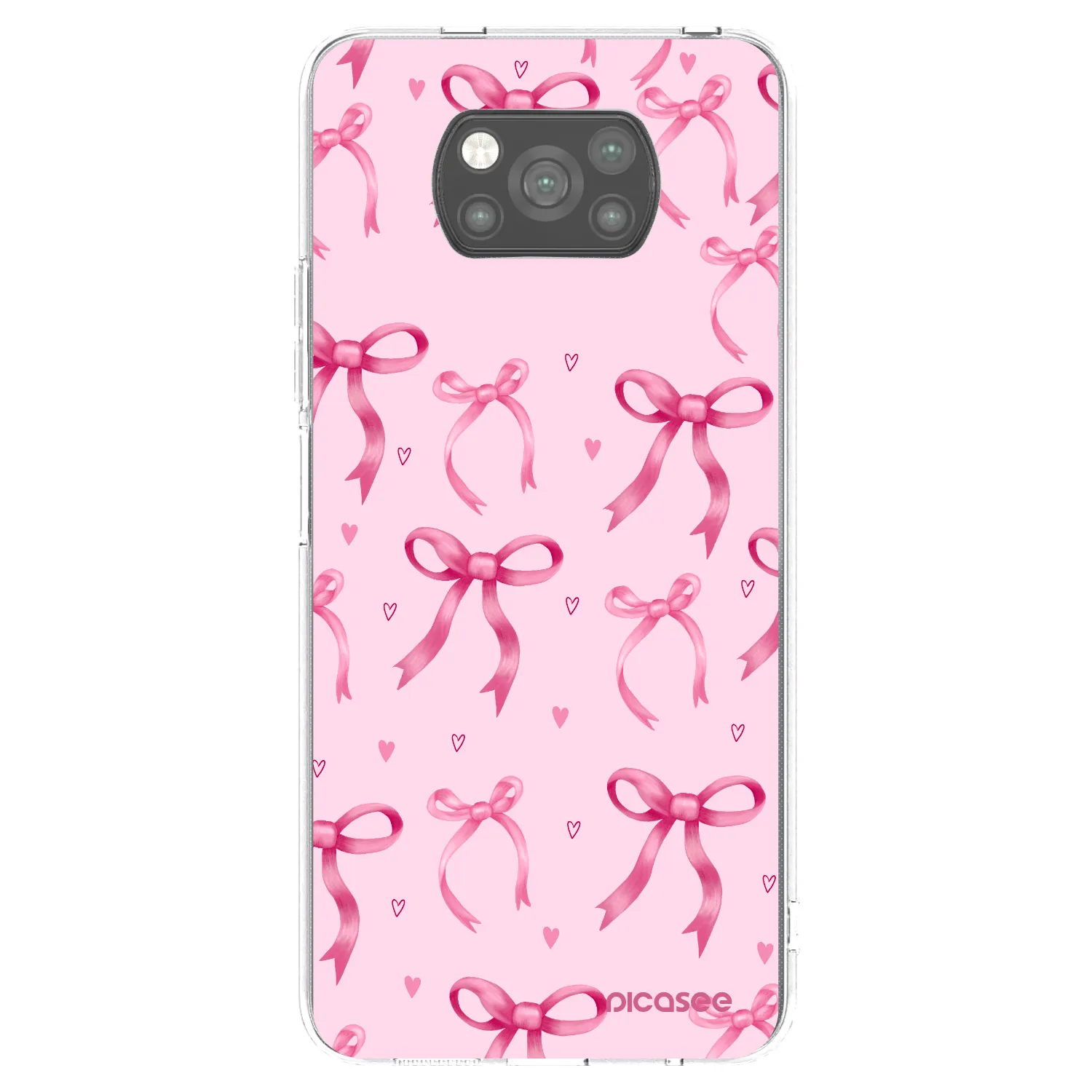 Picasee silikonový černý obal pro Xiaomi Poco X3 Pro - Bow Aesthetic