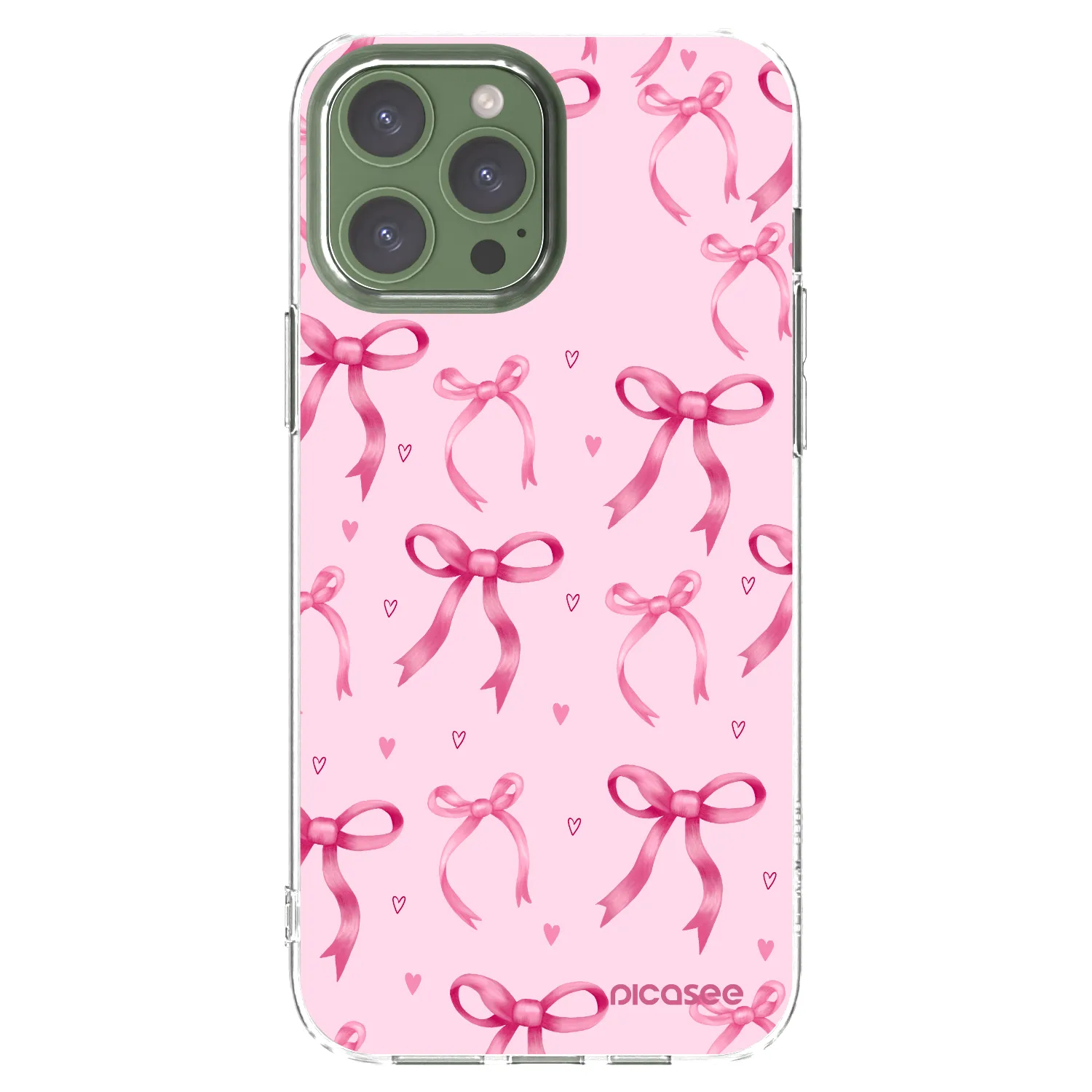Picasee silikonový průhledný obal pro Apple iPhone 13 Pro Max - Bow Aesthetic