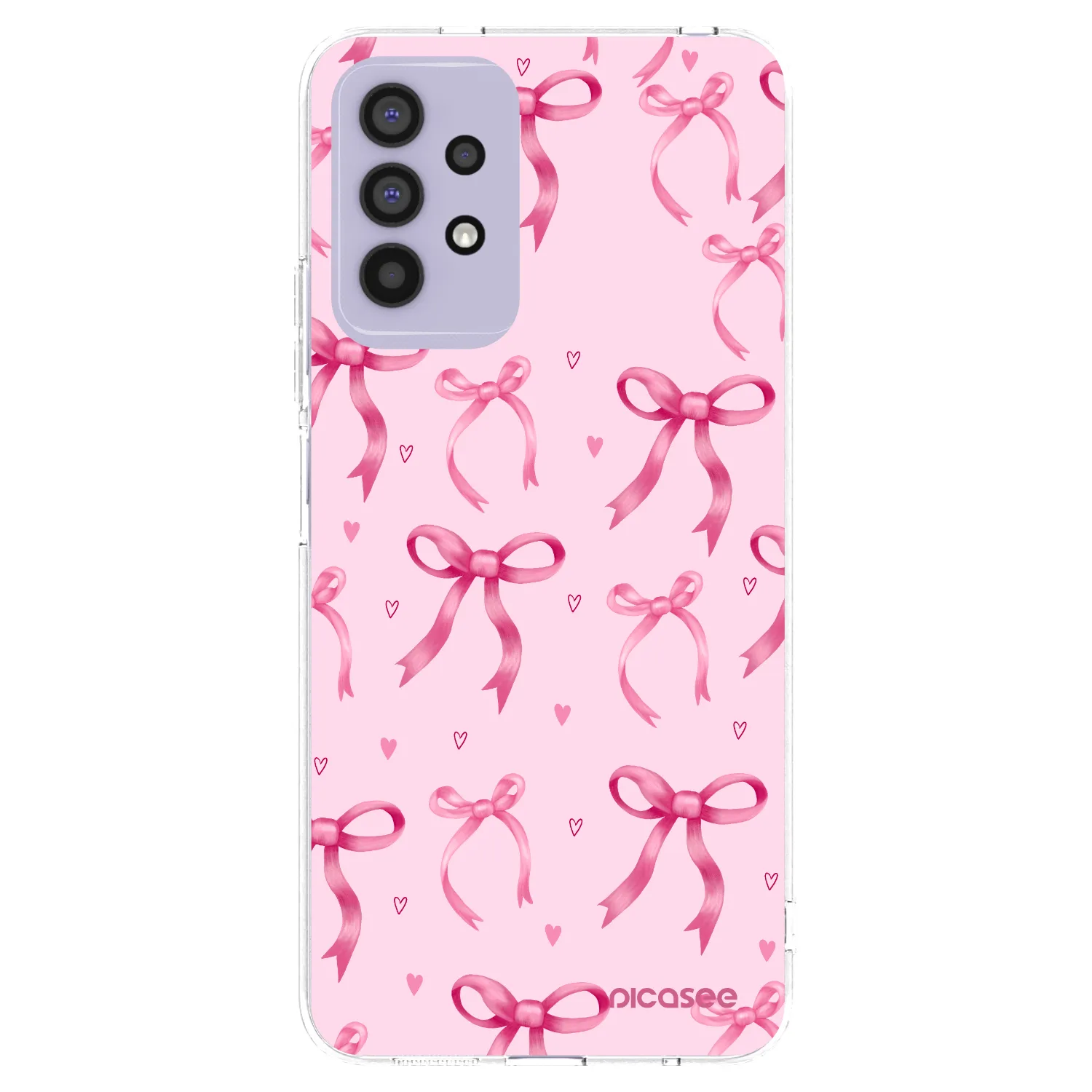 Picasee silikonový průhledný obal pro Samsung Galaxy A32 4G SM-A325F - Bow Aesthetic