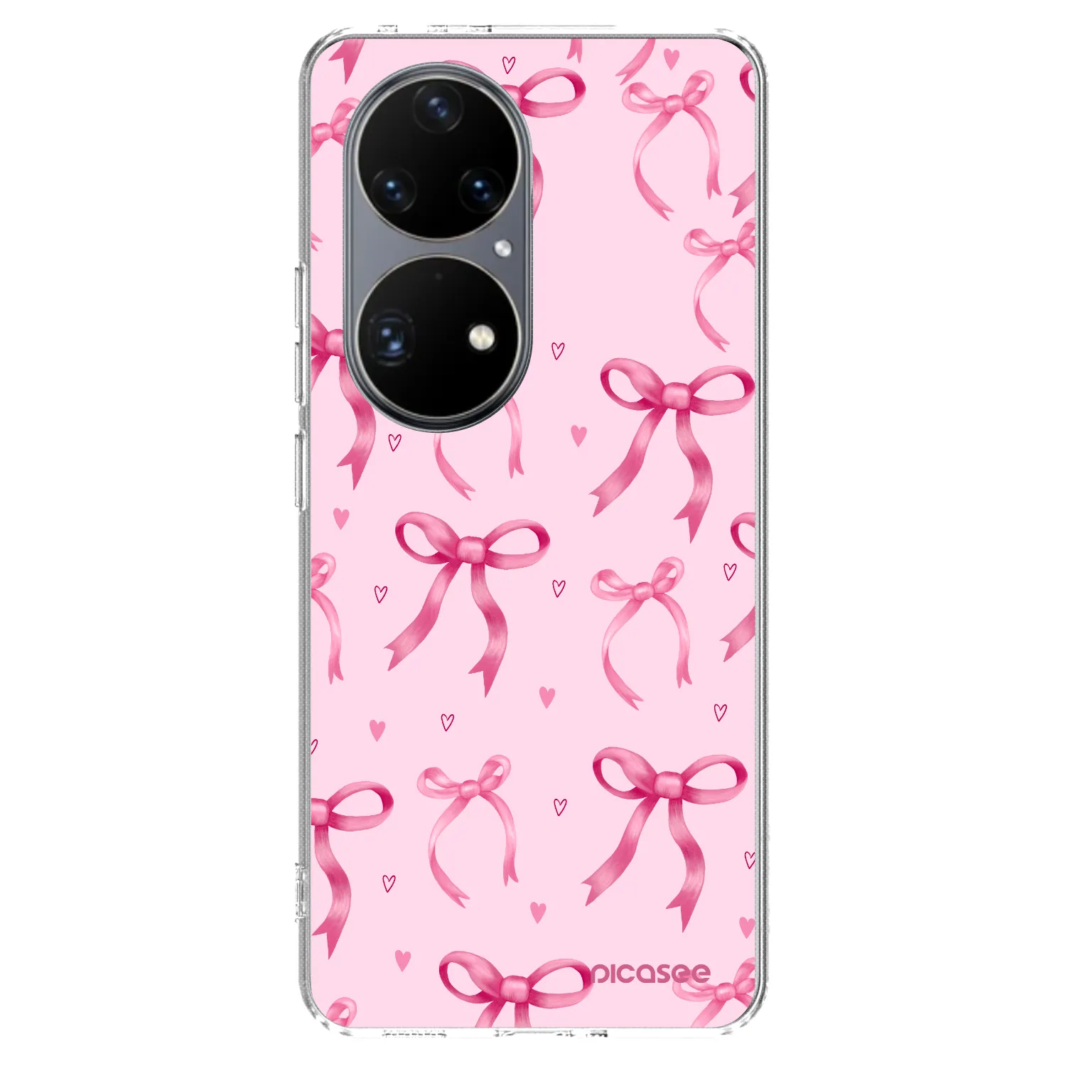 Picasee silikonový průhledný obal pro Huawei P50 - Bow Aesthetic