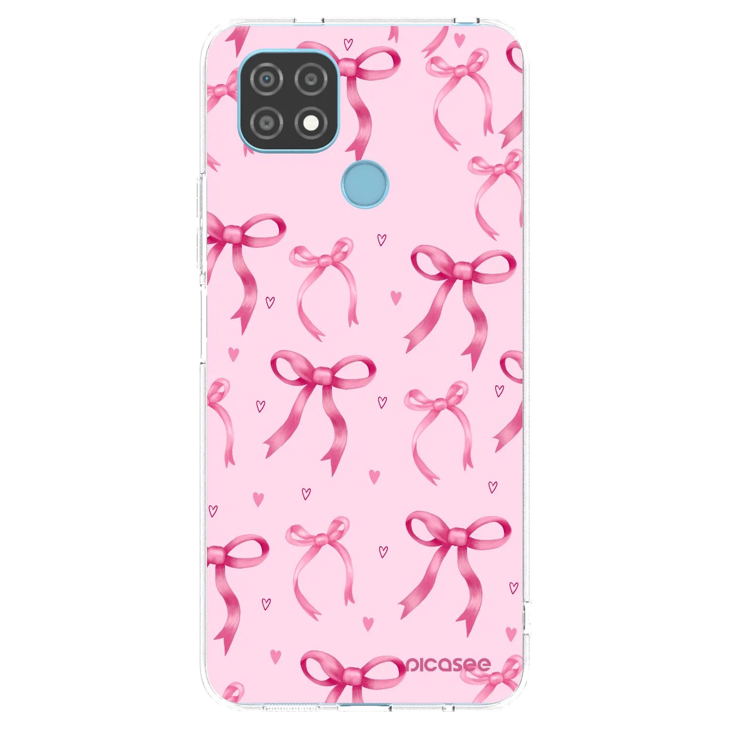 Picasee silikonový průhledný obal pro Realme C21 - Bow Aesthetic