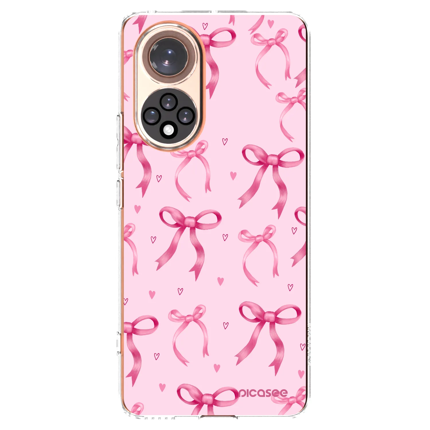 Picasee silikonový průhledný obal pro Honor 50 5G - Bow Aesthetic