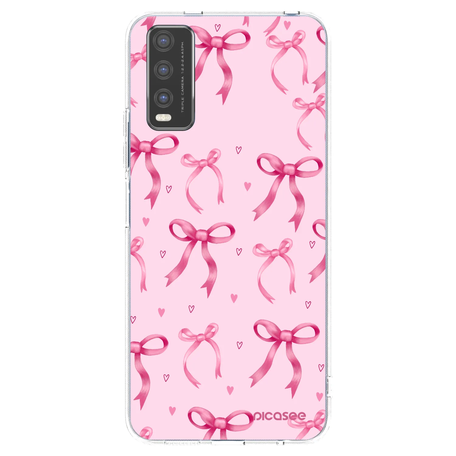 Picasee silikonový průhledný obal pro Vivo Y20s - Bow Aesthetic