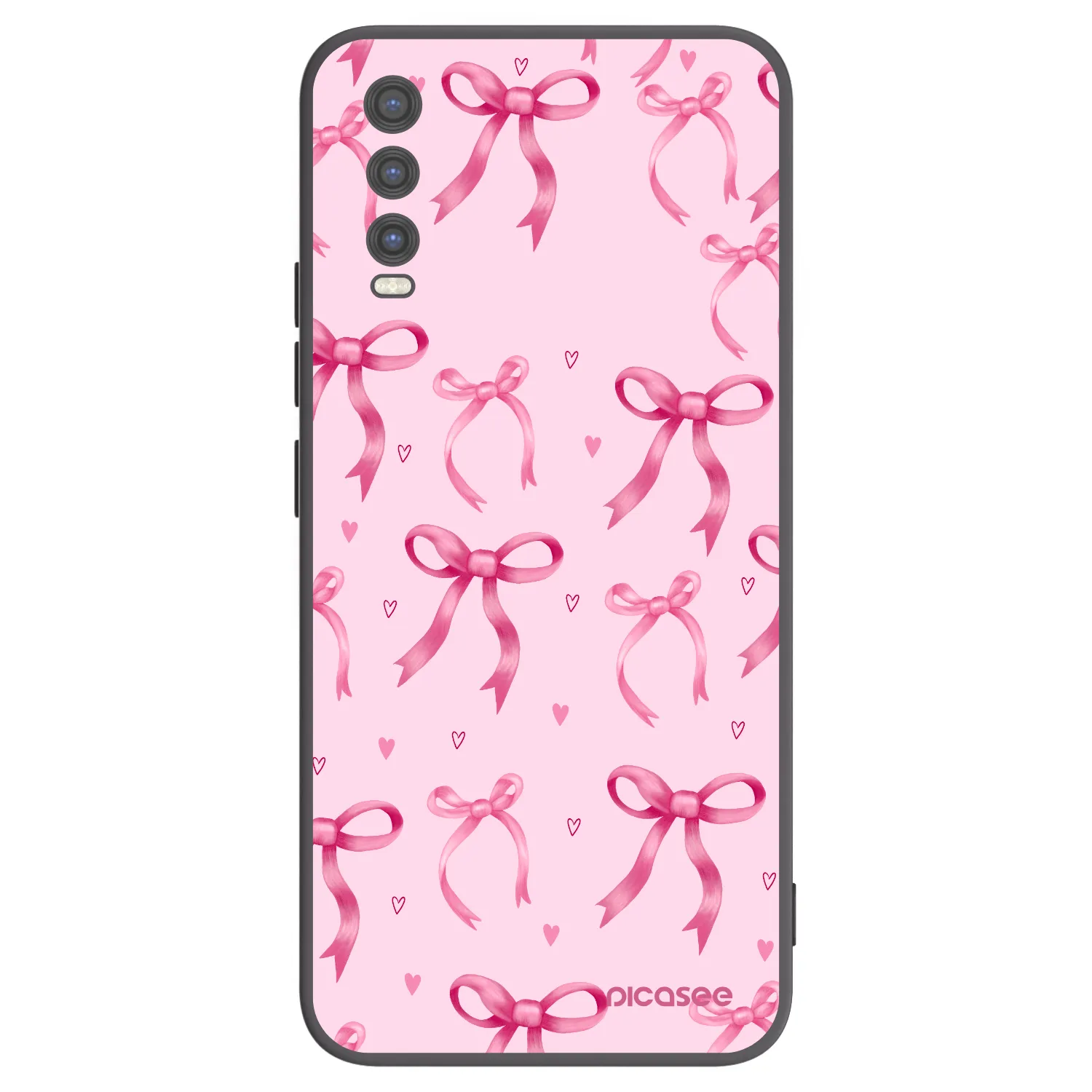 Picasee silikonový černý obal pro Vivo Y20s - Bow Aesthetic