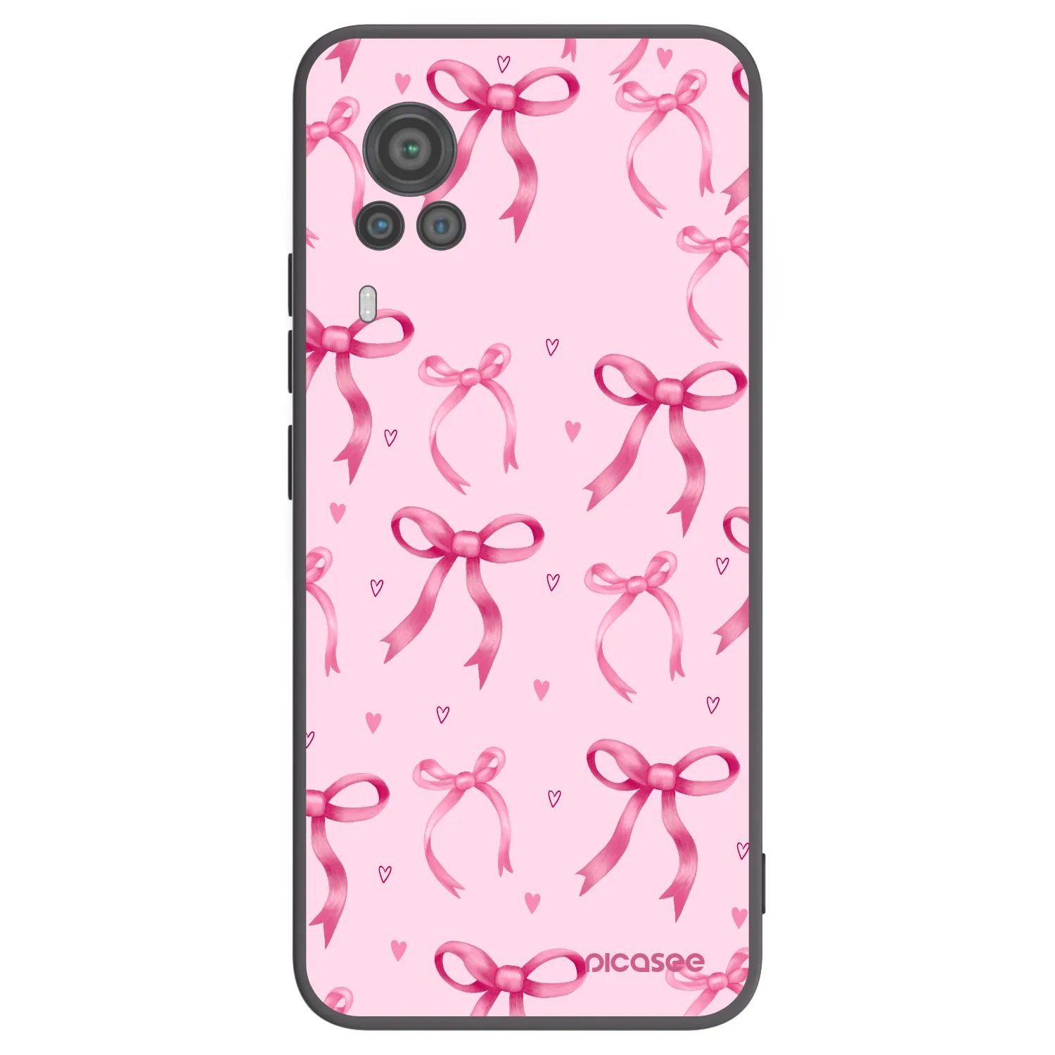 Picasee silikonový černý obal pro Vivo X60 Pro 5G - Bow Aesthetic