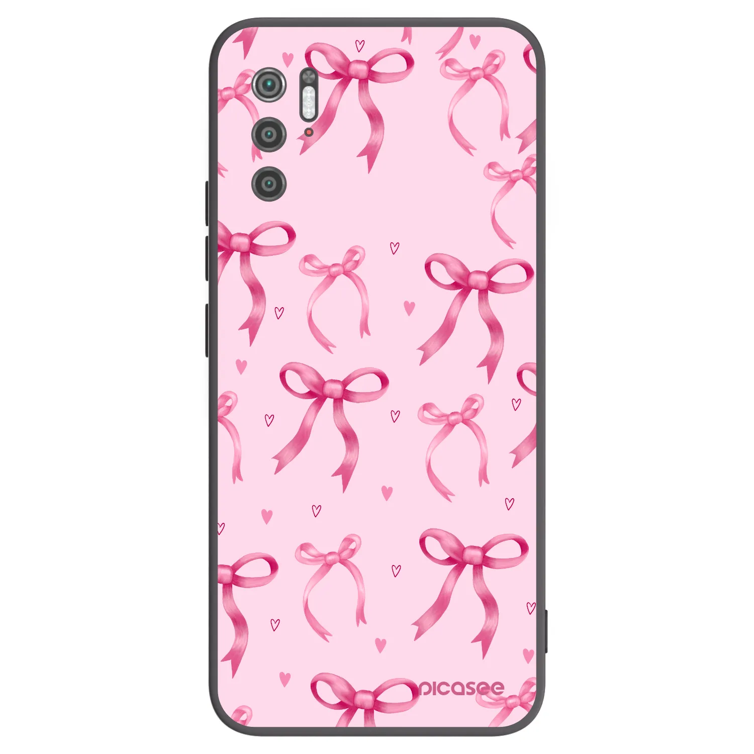 Picasee silikonový černý obal pro Xiaomi Poco M3 Pro 5G - Bow Aesthetic