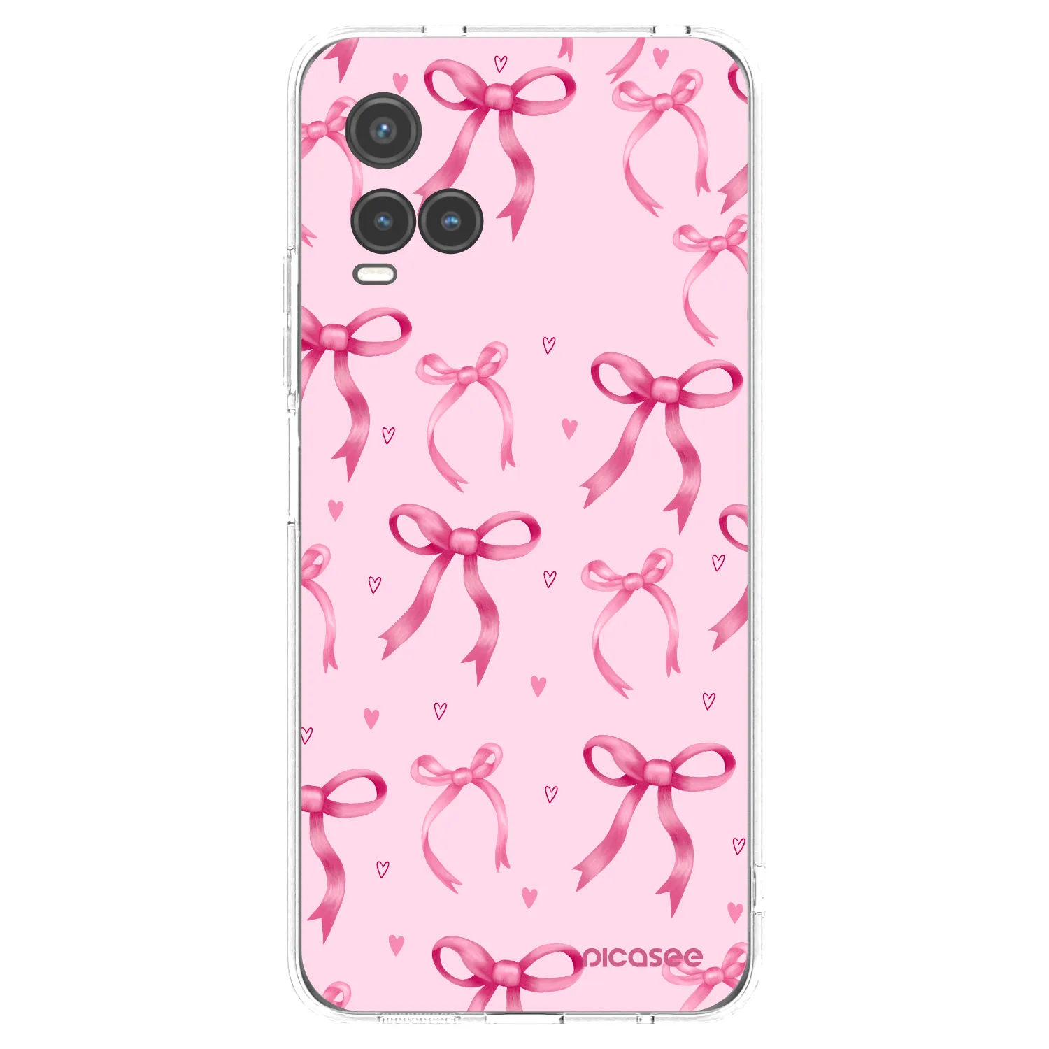Picasee silikonový průhledný obal pro Vivo Y33s - Bow Aesthetic