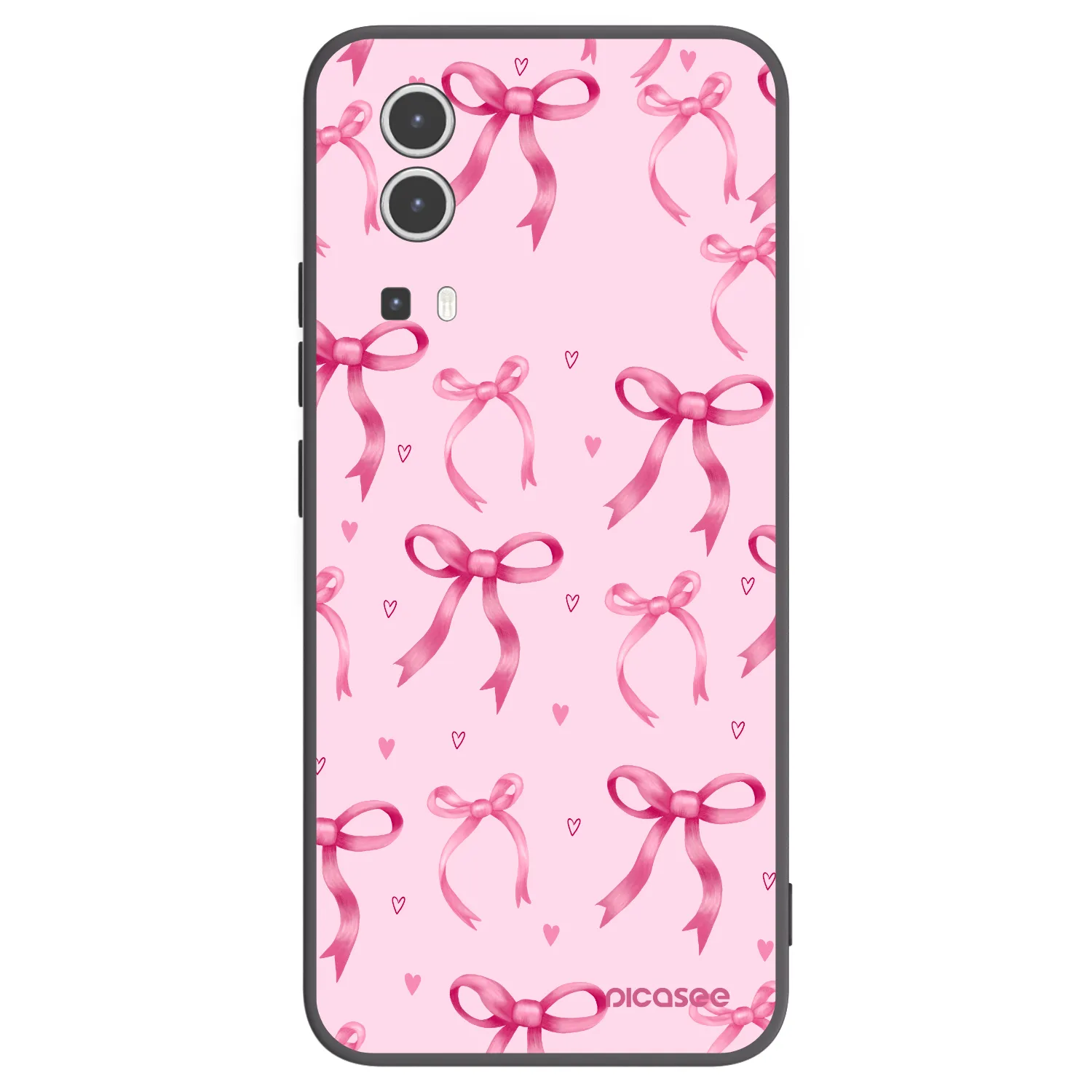 Picasee silikonový černý obal pro Vivo Y72 5G - Bow Aesthetic