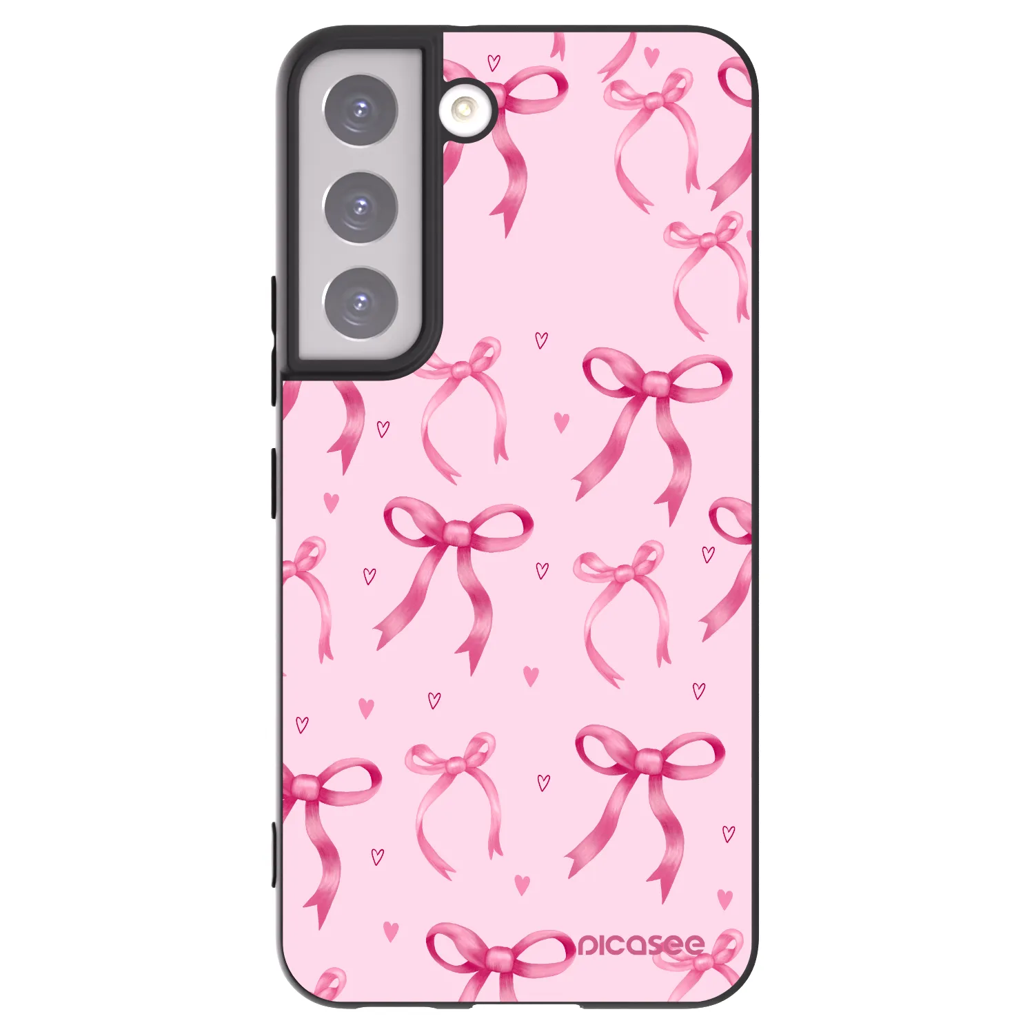Picasee silikonový černý obal pro Samsung Galaxy S22 5G - Bow Aesthetic