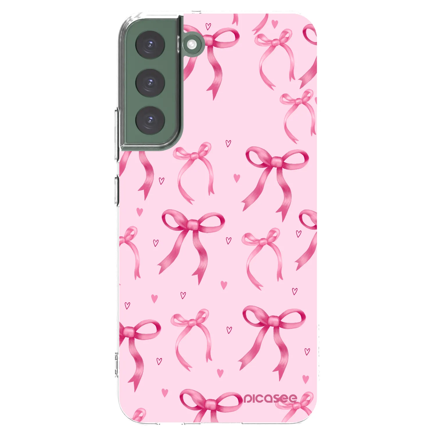 Picasee silikonový průhledný obal pro Samsung Galaxy S22+ 5G - Bow Aesthetic