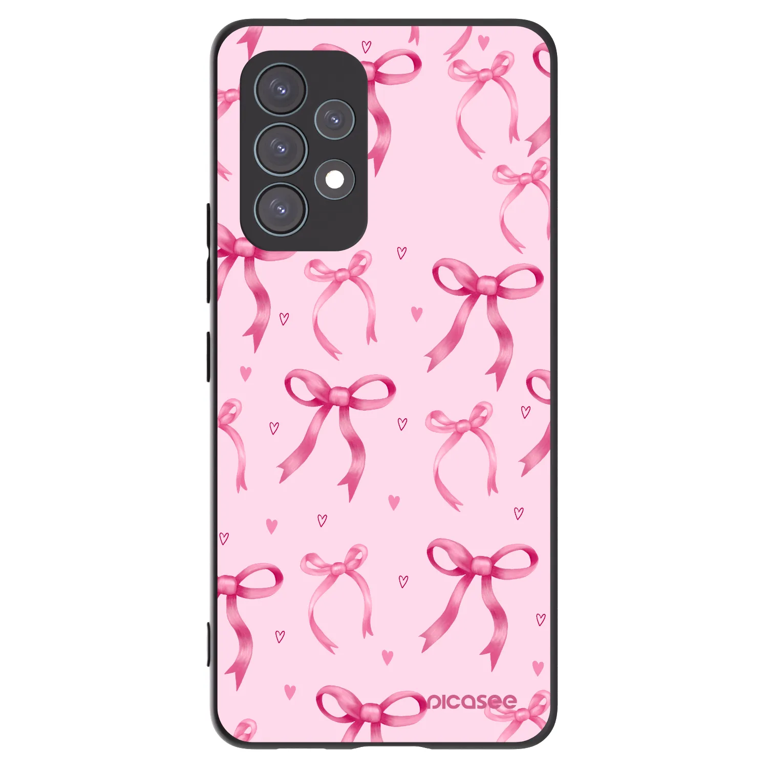 Picasee silikonový černý obal pro Samsung Galaxy A53 5G A536 - Bow Aesthetic