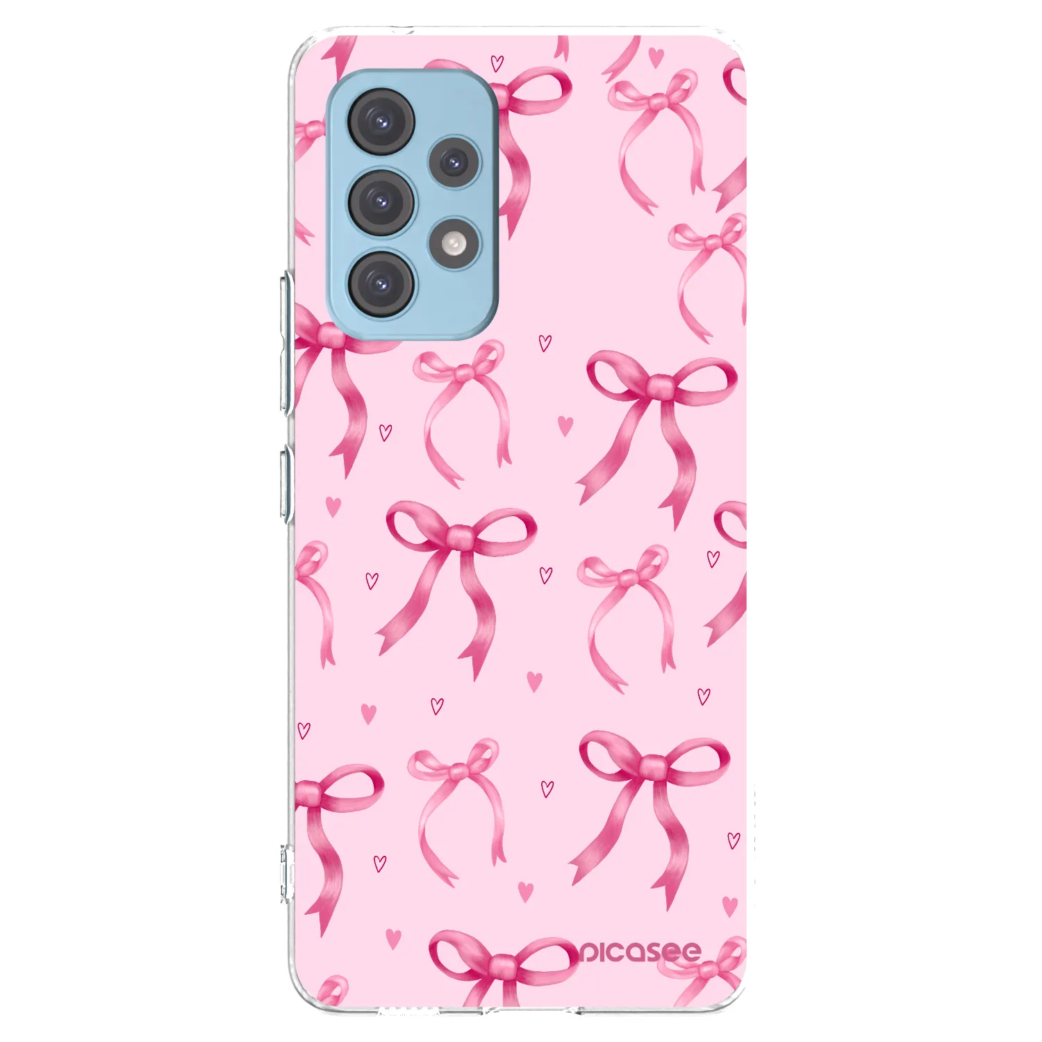 Picasee silikonový průhledný obal pro Samsung Galaxy A53 5G A536 - Bow Aesthetic