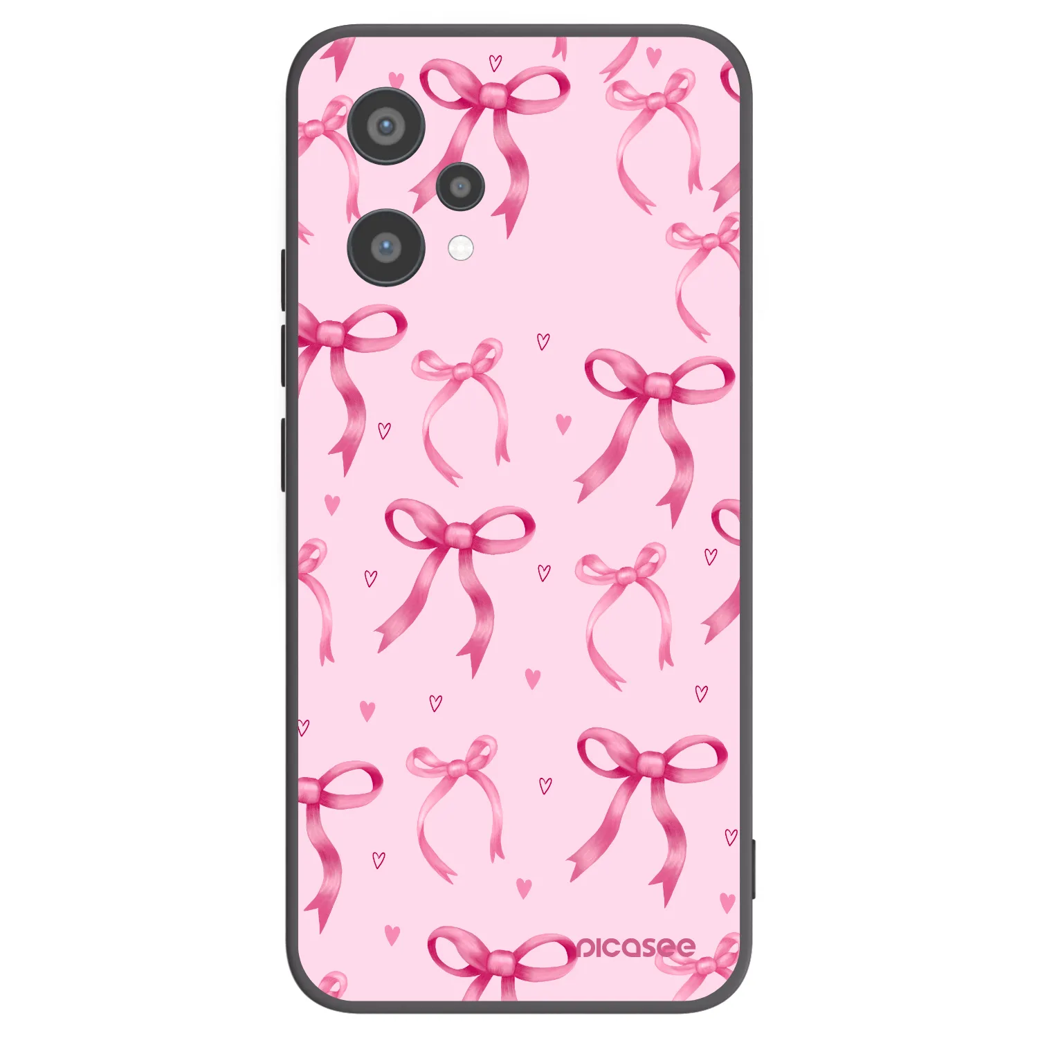 Picasee silikonový černý obal pro Realme 9 Pro 5G - Bow Aesthetic