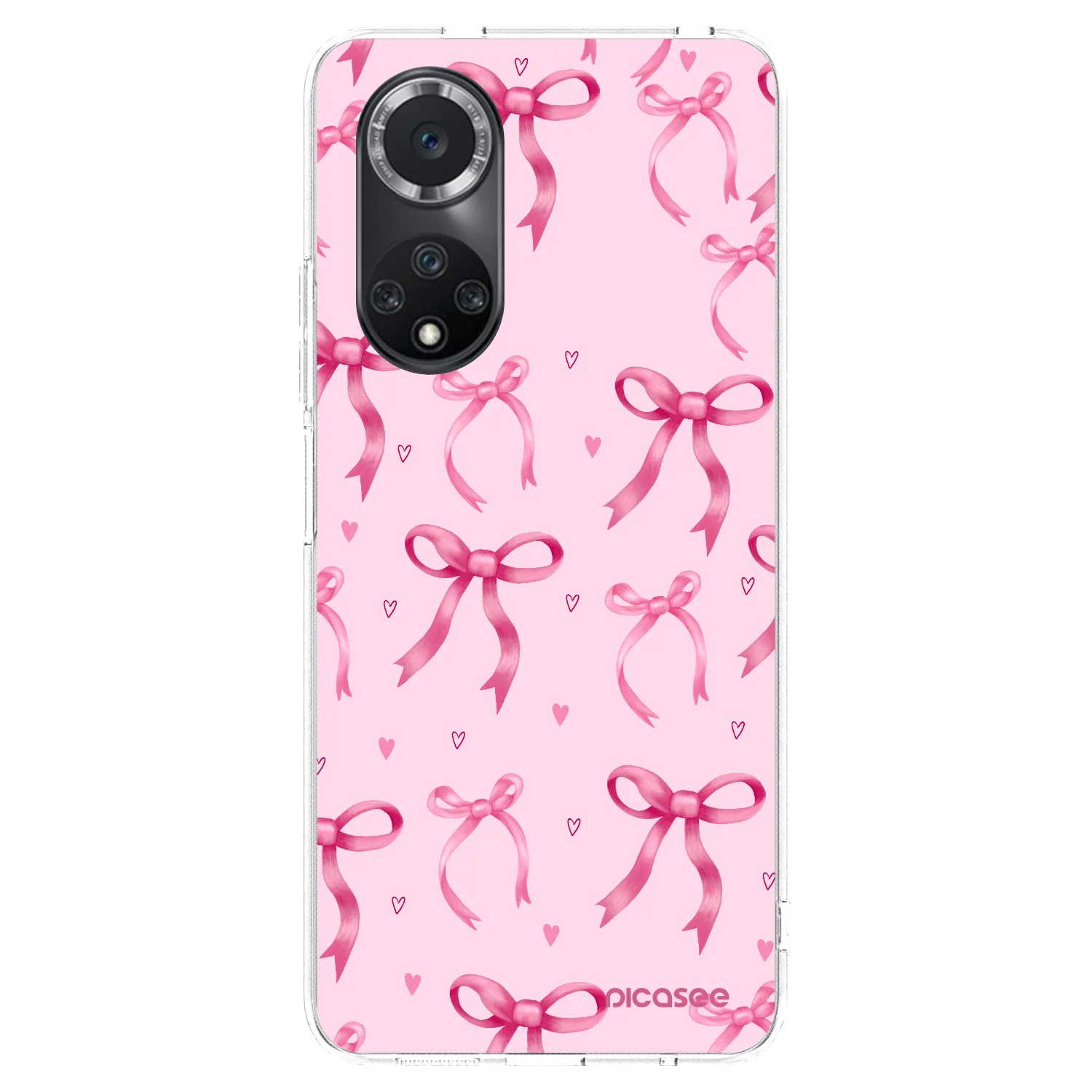 Picasee silikonový průhledný obal pro Huawei Nova 9 SE - Bow Aesthetic