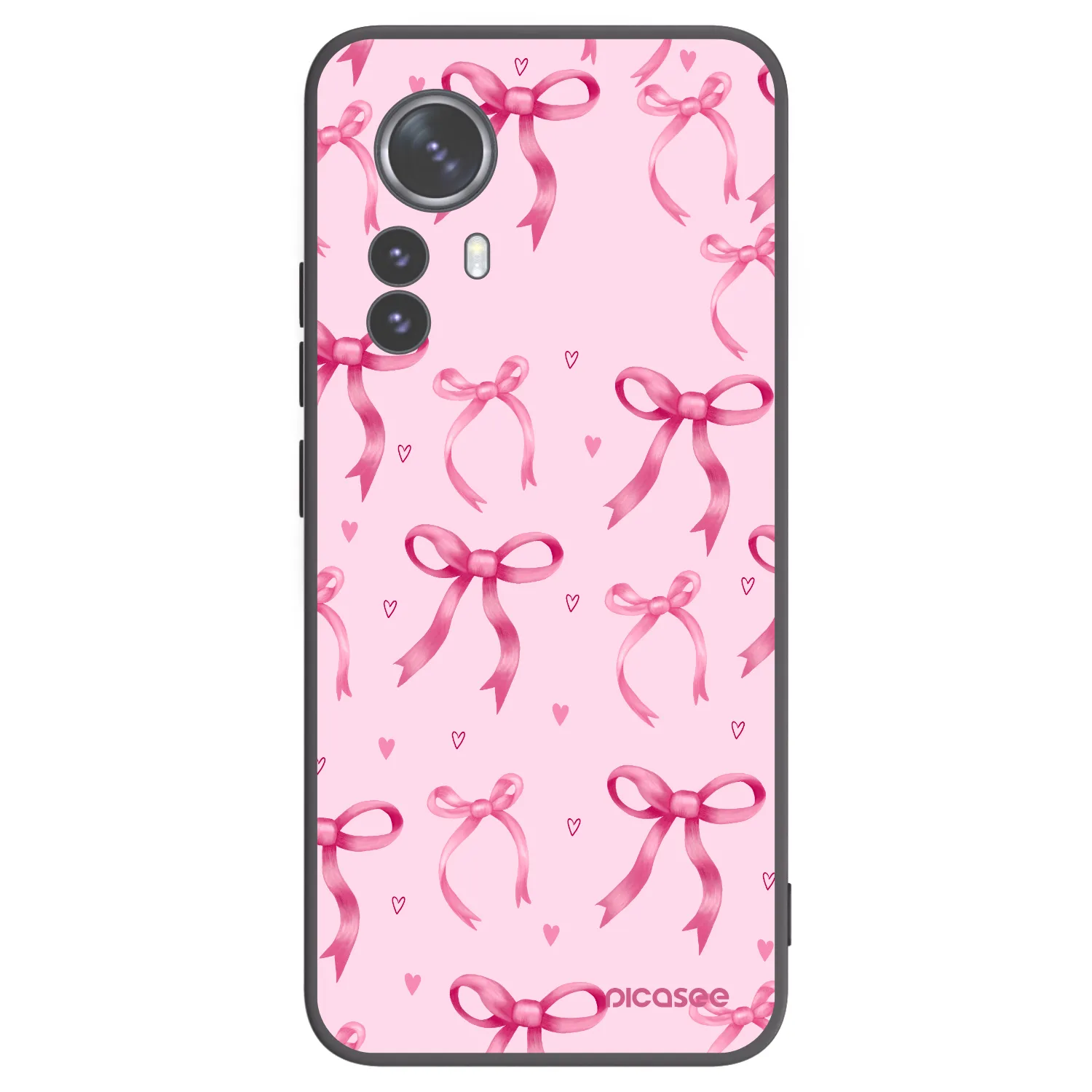 Picasee silikonový černý obal pro Xiaomi 12 Pro - Bow Aesthetic
