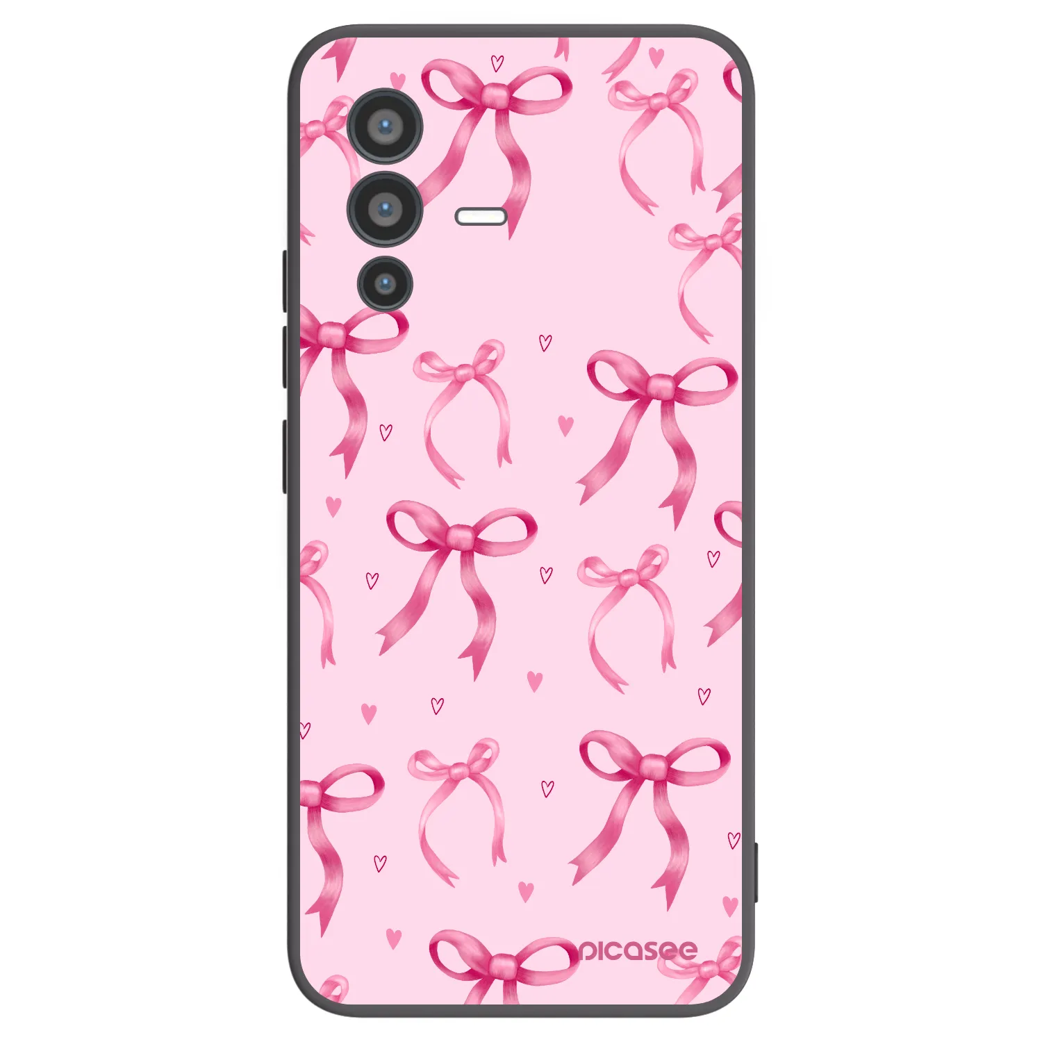 Picasee silikonový černý obal pro Vivo V23 5G - Bow Aesthetic