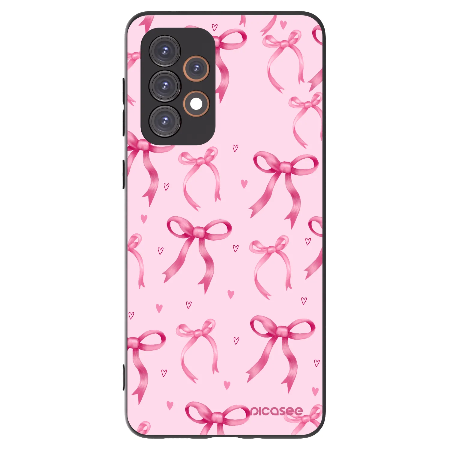 Picasee silikonový černý obal pro Samsung Galaxy A33 5G A336 - Bow Aesthetic