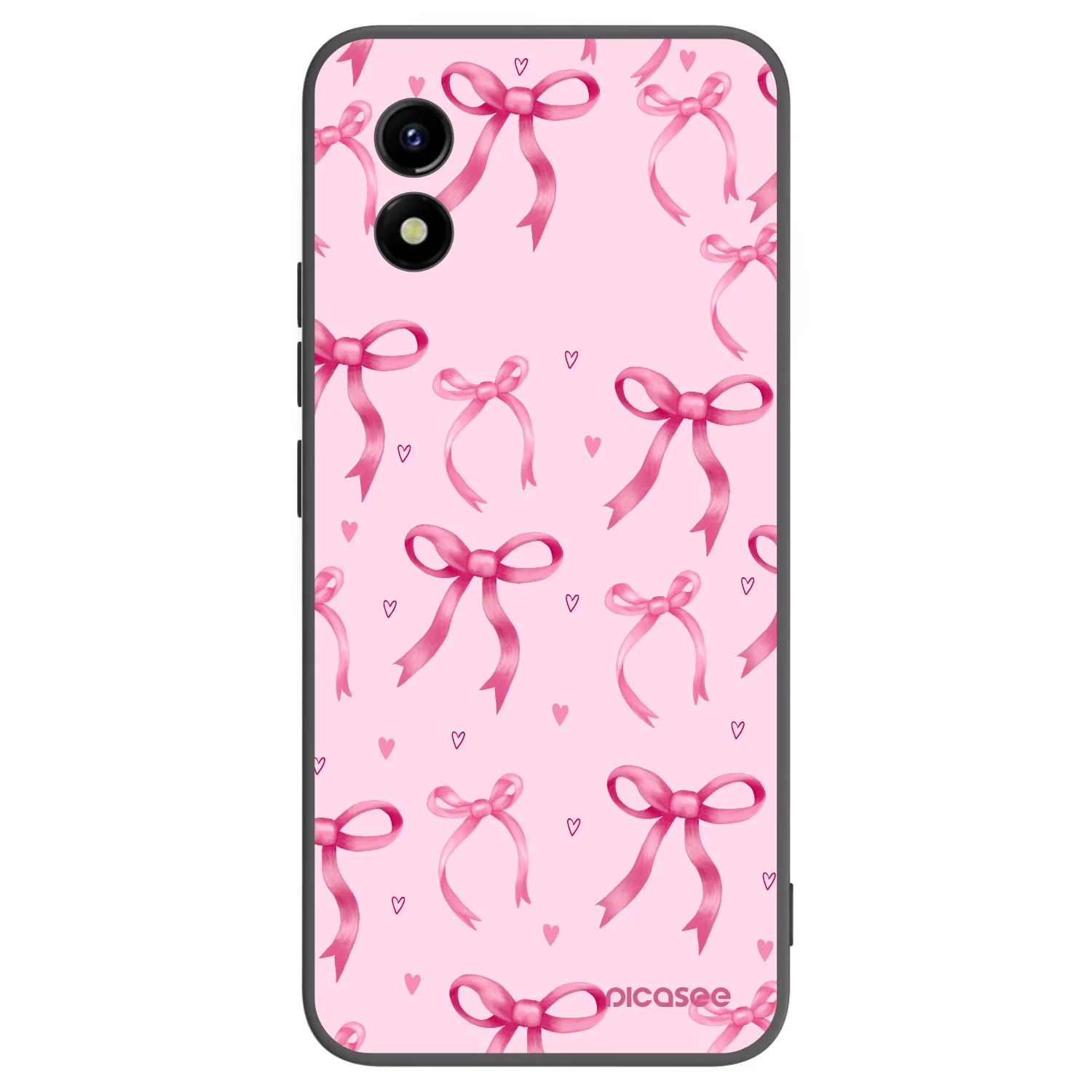 Picasee silikonový černý obal pro Vivo Y01 - Bow Aesthetic