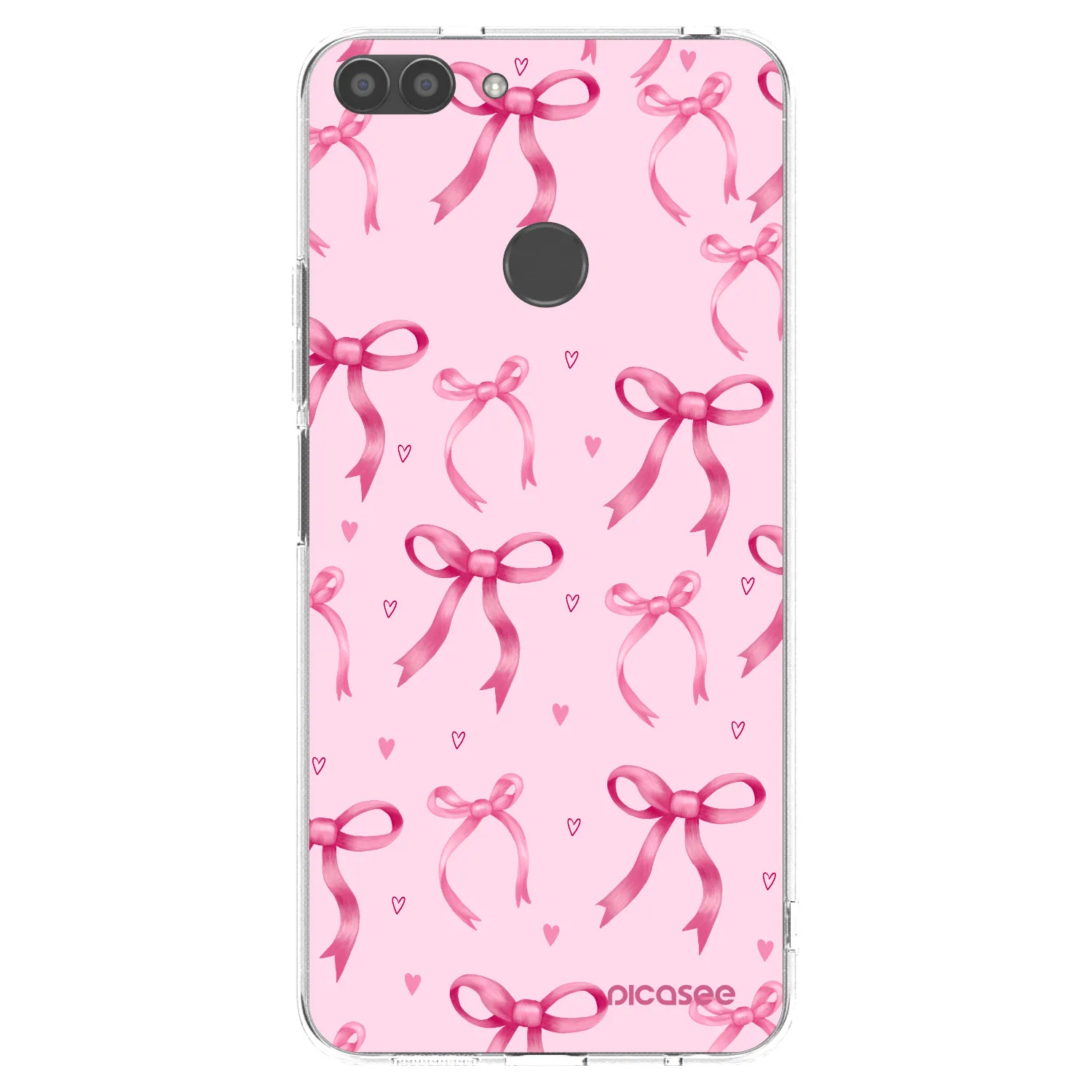 Picasee silikonový průhledný obal pro Huawei P Smart - Bow Aesthetic