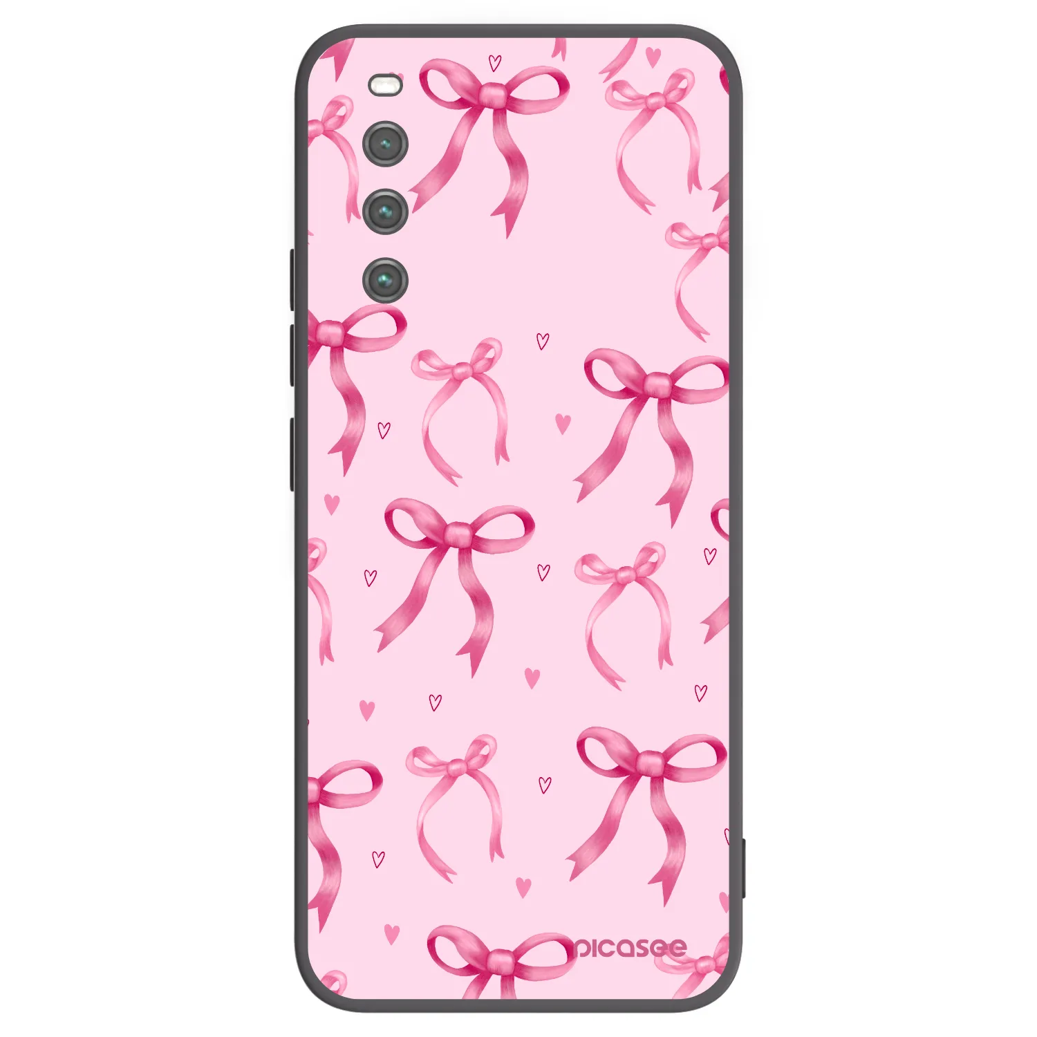 Picasee silikonový černý obal pro Sony Xperia 10 IV 5G - Bow Aesthetic