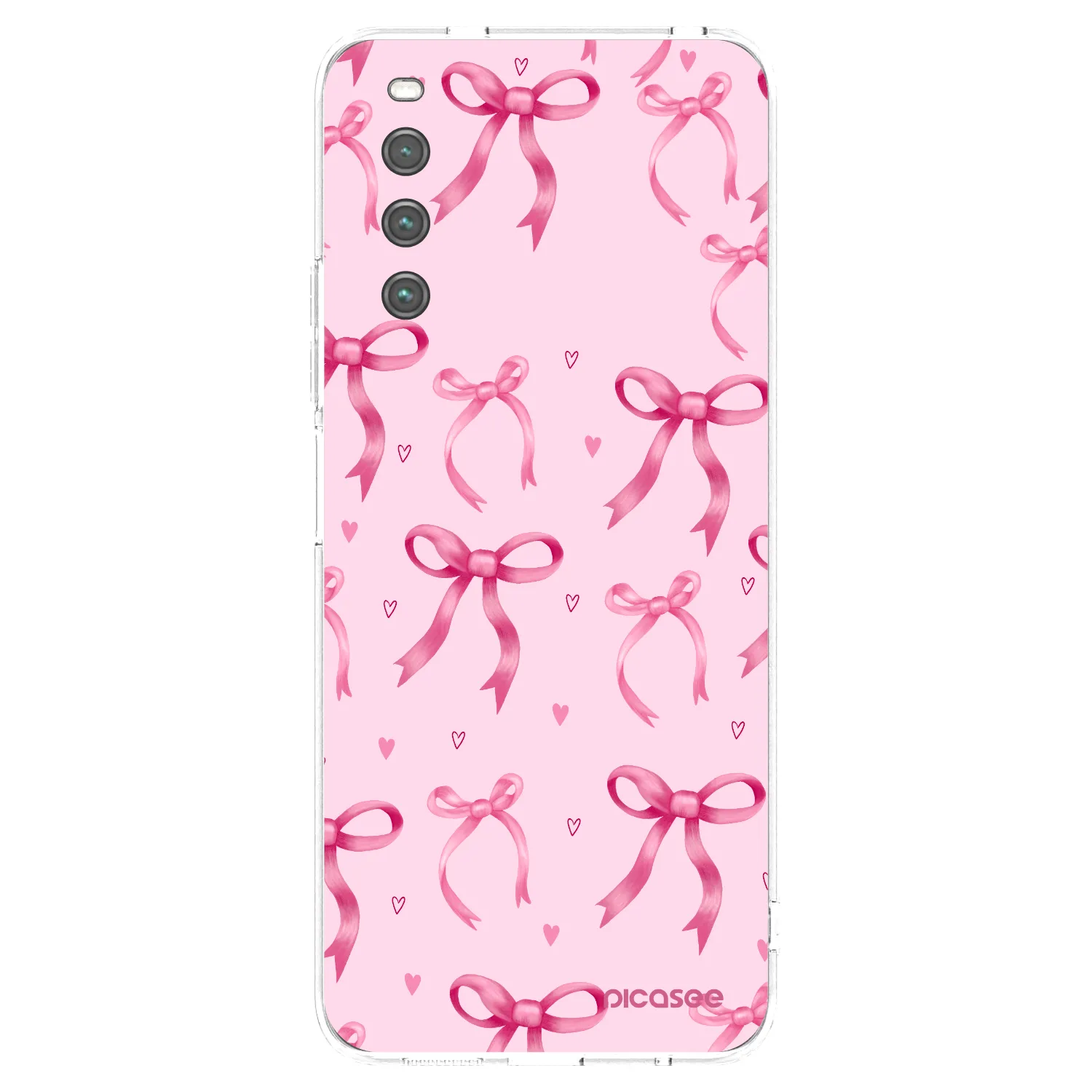 Picasee silikonový průhledný obal pro Sony Xperia 10 IV 5G - Bow Aesthetic