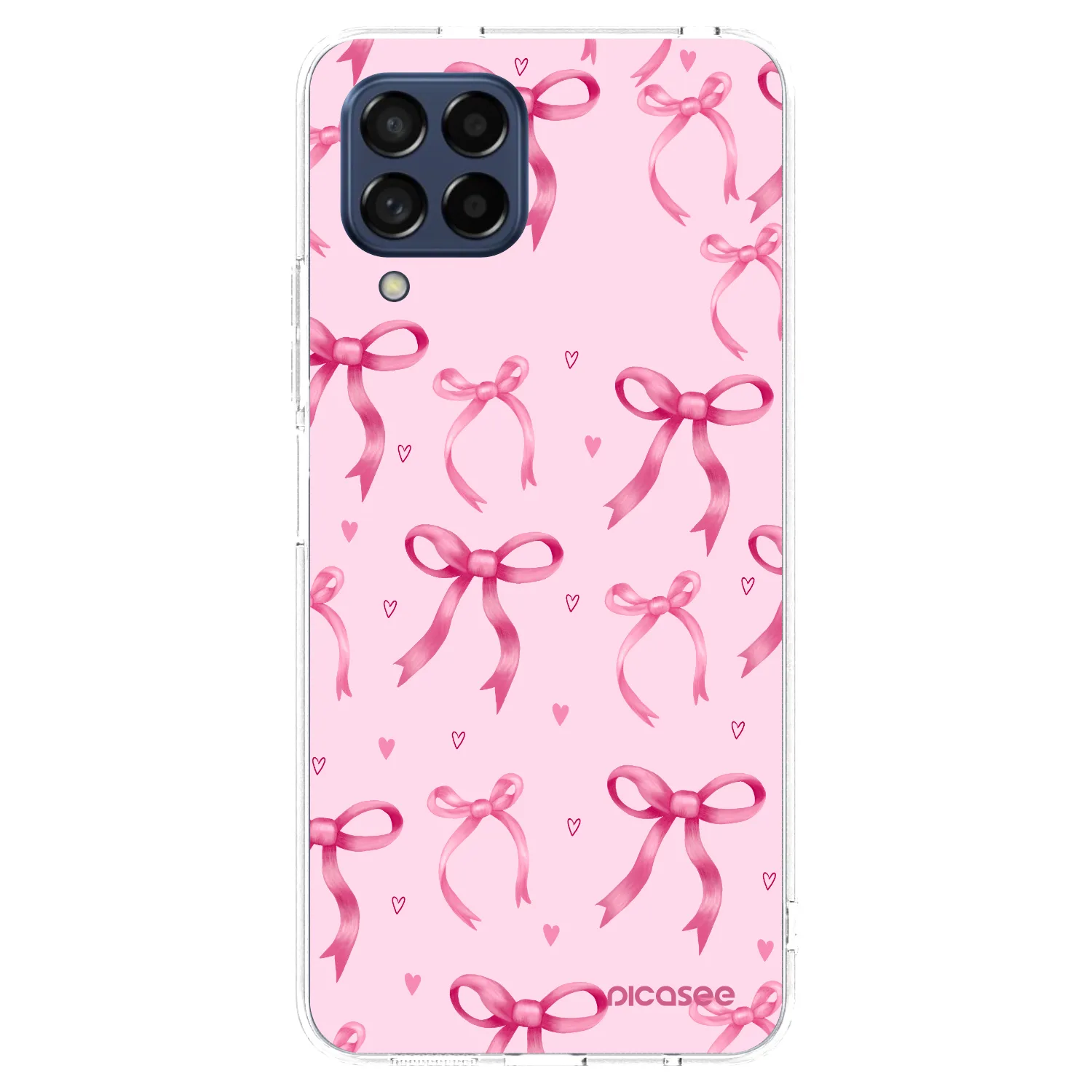 Picasee silikonový průhledný obal pro Samsung Galaxy M53 5G - Bow Aesthetic