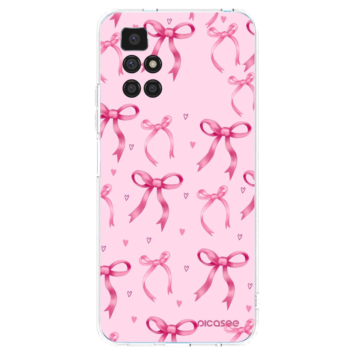 Picasee silikonový průhledný obal pro Xiaomi Redmi 10 (2022) - Bow Aesthetic