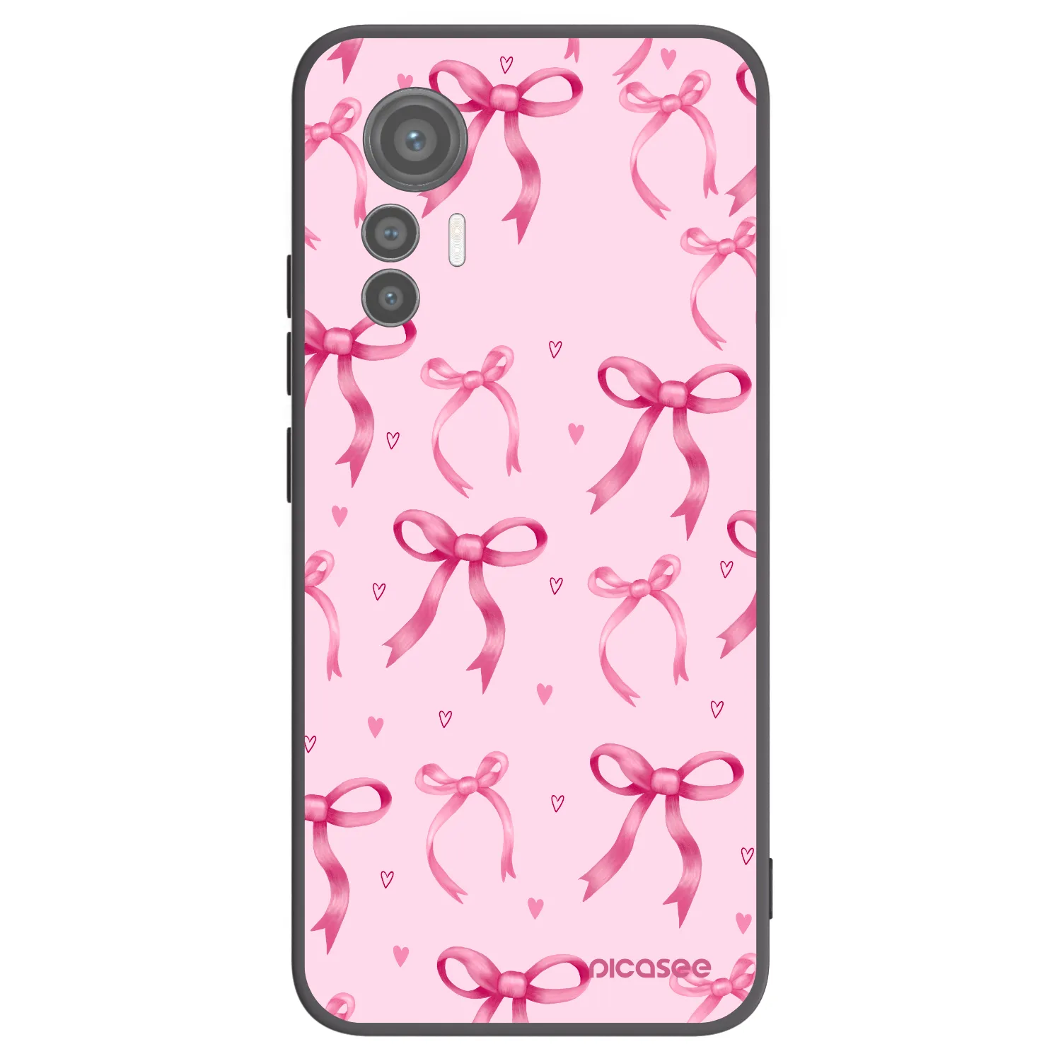 Picasee silikonový černý obal pro Xiaomi 12 Lite - Bow Aesthetic