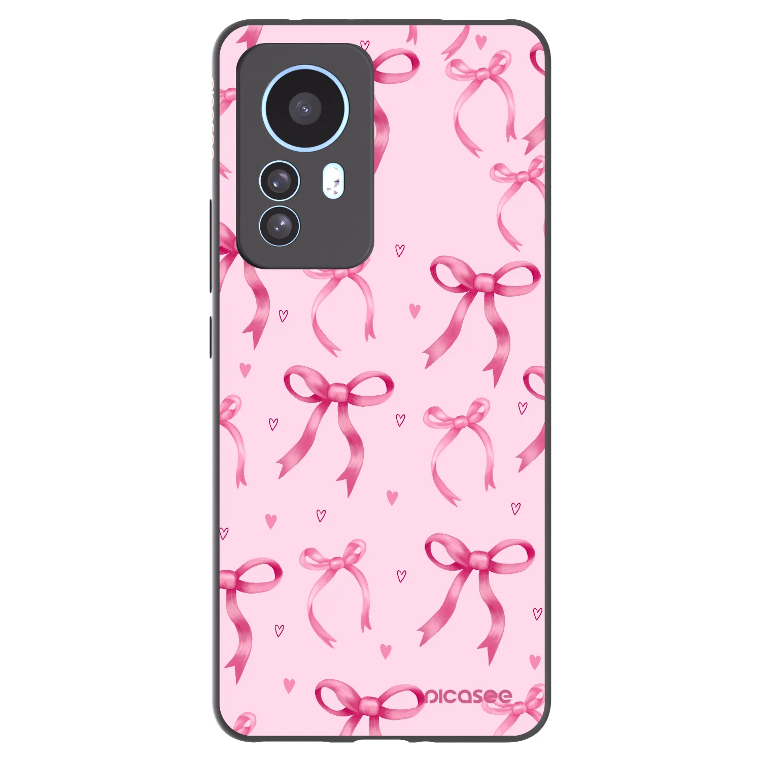 Picasee silikonový černý obal pro Xiaomi 12T Pro - Bow Aesthetic