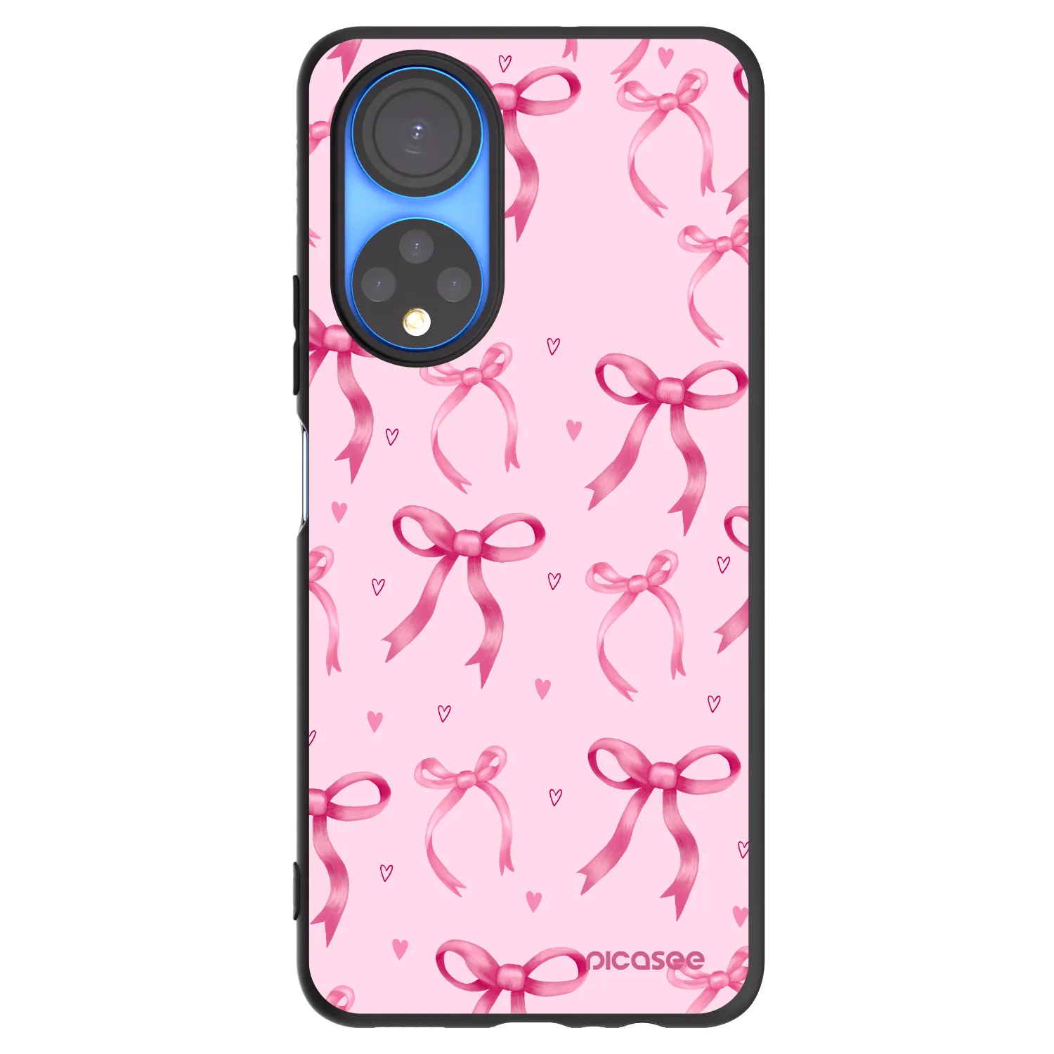 Picasee silikonový černý obal pro Honor X7 - Bow Aesthetic