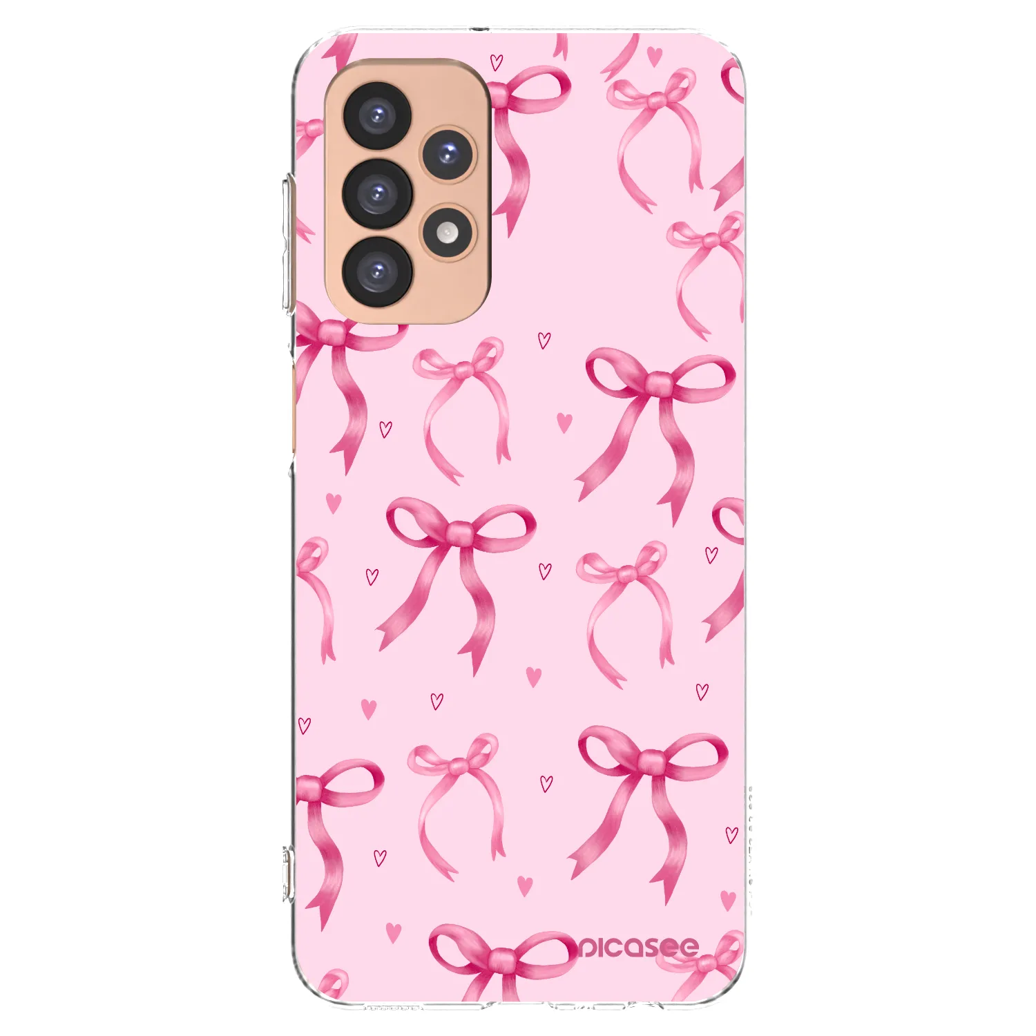 Picasee silikonový průhledný obal pro Samsung Galaxy A23 A236B 5G - Bow Aesthetic