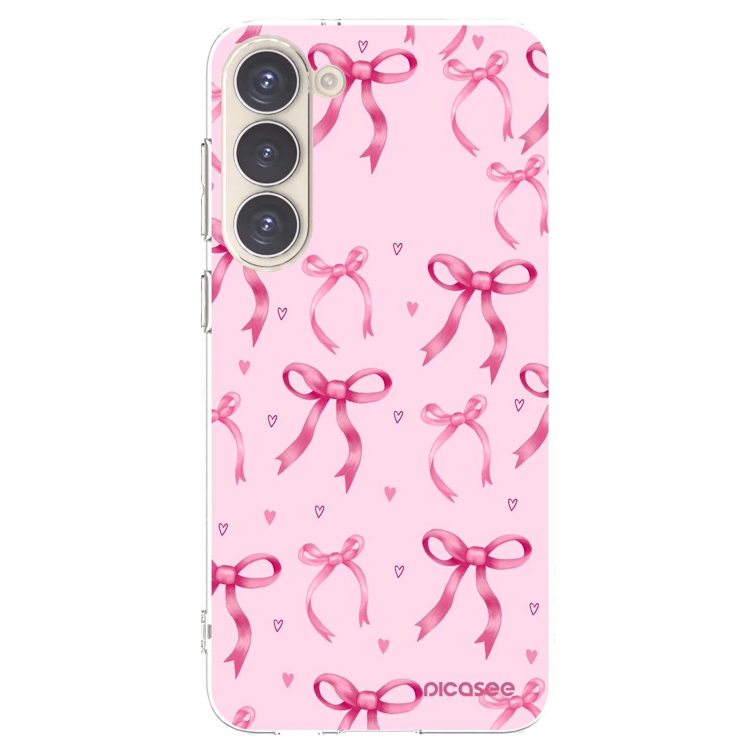 Picasee silikonový průhledný obal pro Samsung Galaxy S23+ 5G - Bow Aesthetic