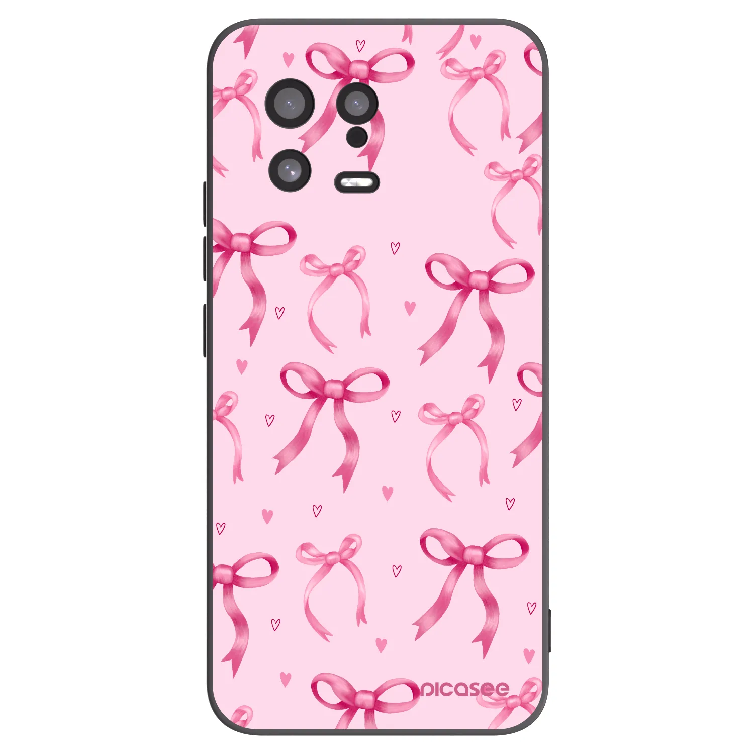 Picasee silikonový černý obal pro Xiaomi 13 - Bow Aesthetic