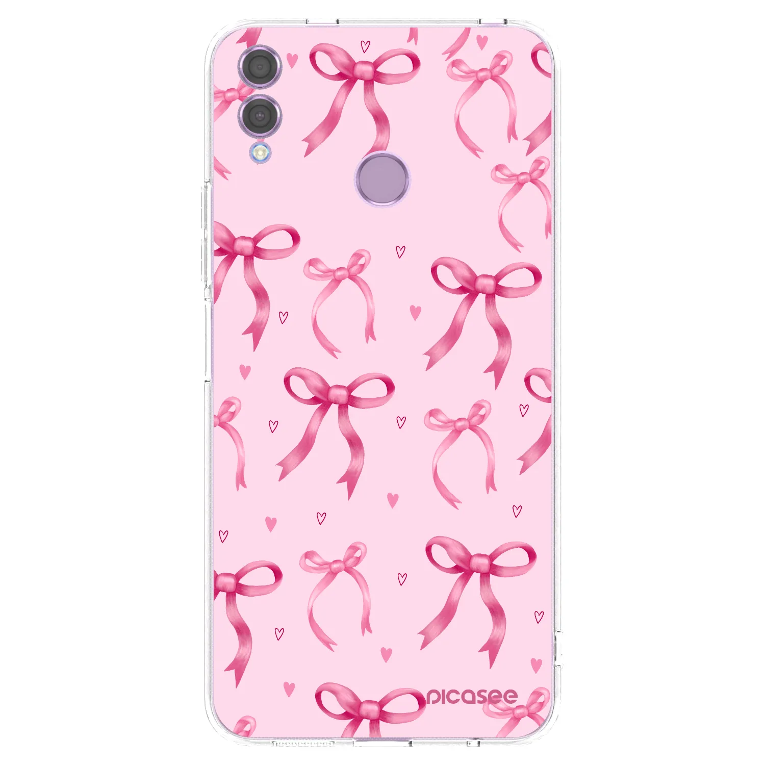 Picasee silikonový průhledný obal pro Honor 8X - Bow Aesthetic