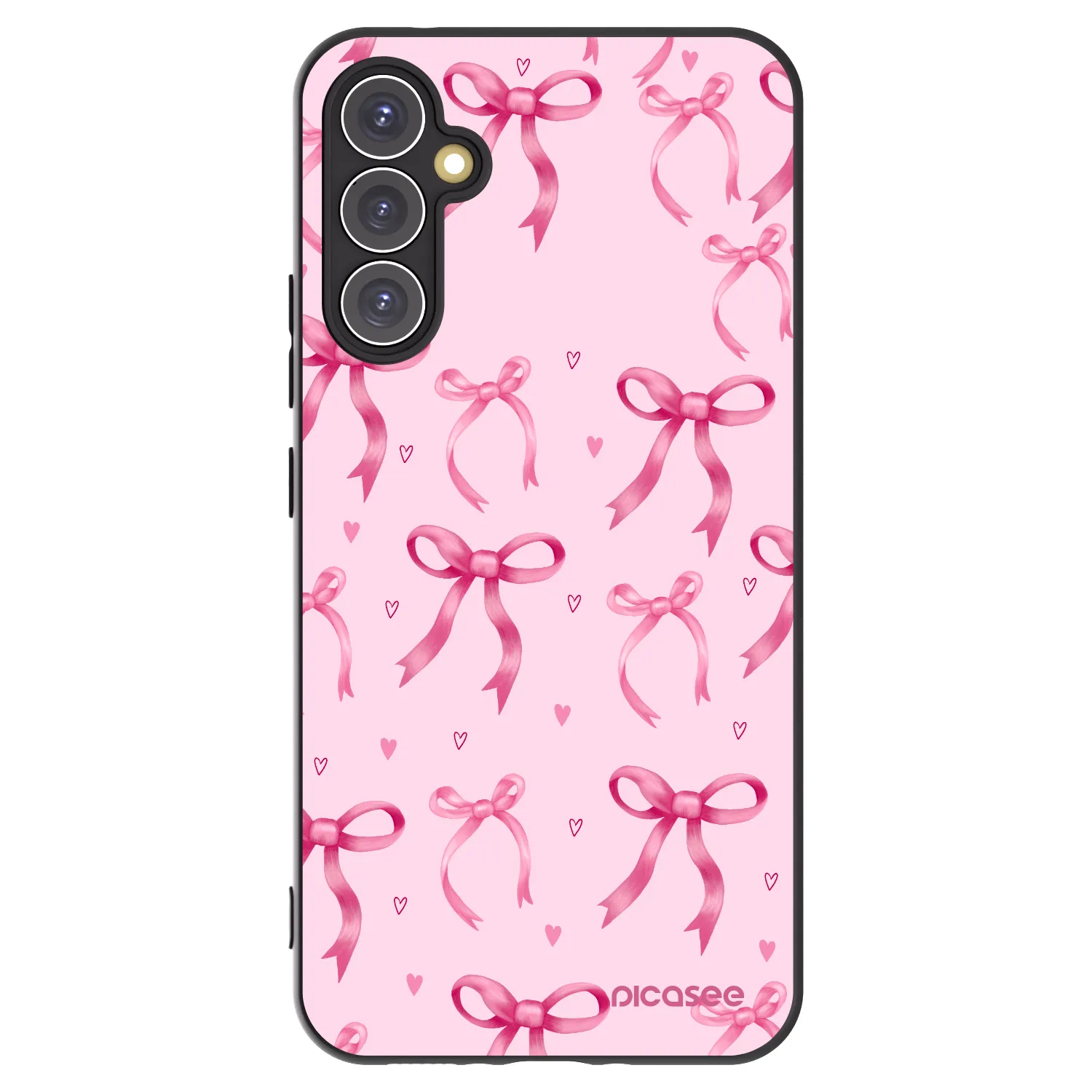 Picasee silikonový černý obal pro Samsung Galaxy A34 5G A346B - Bow Aesthetic