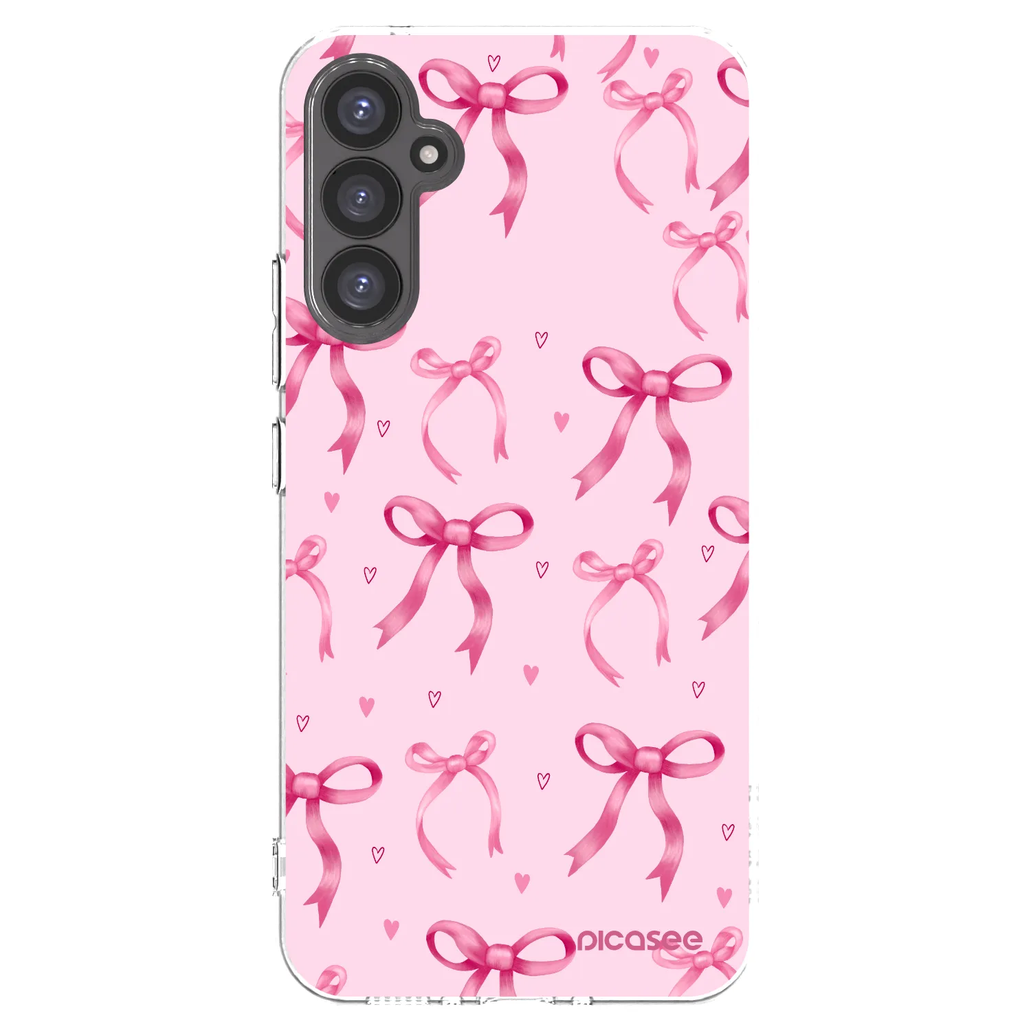 Picasee silikonový průhledný obal pro Samsung Galaxy A34 5G A346B - Bow Aesthetic