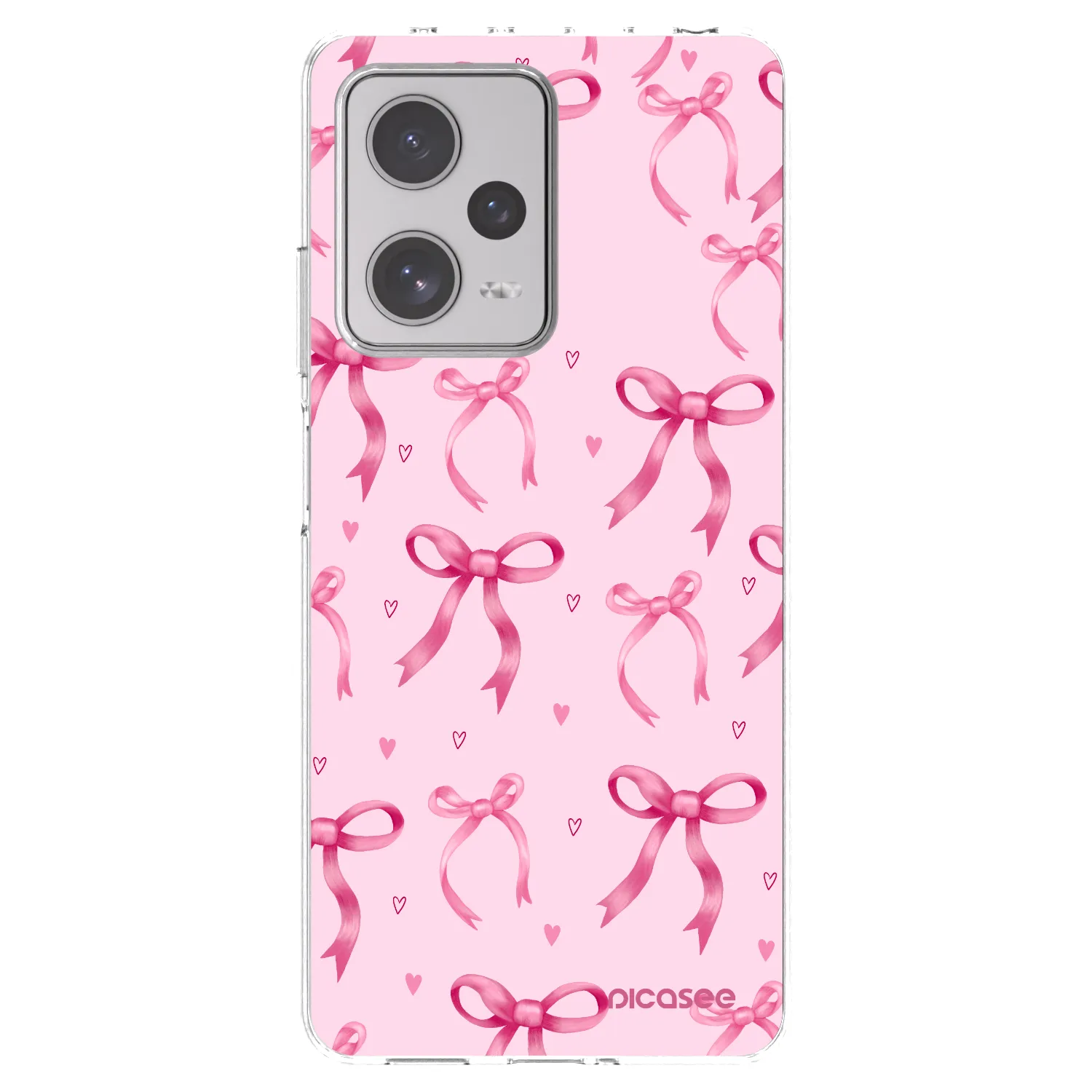 Picasee silikonový průhledný obal pro Xiaomi Redmi Note 12 Pro+ 5G - Bow Aesthetic