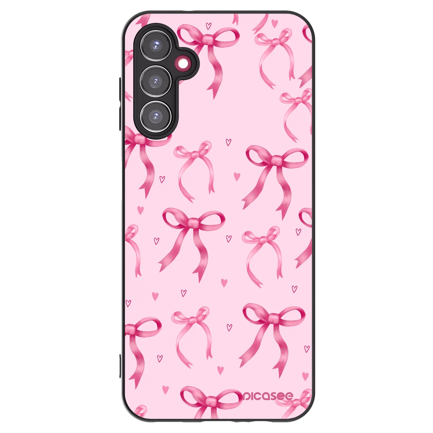 Picasee silikonový černý obal pro Samsung Galaxy A14 4G A145R - Bow Aesthetic