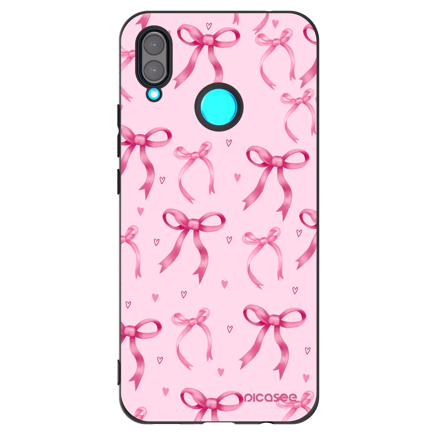 Picasee silikonový černý obal pro Huawei Nova 3 - Bow Aesthetic