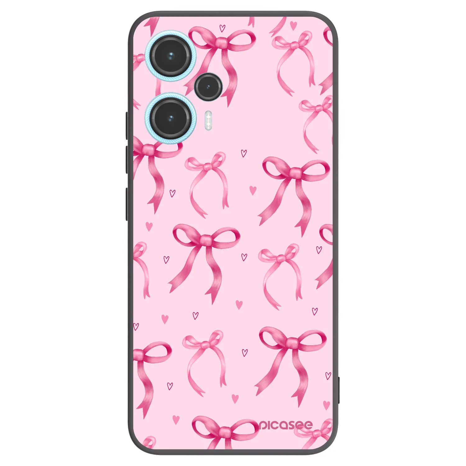 Picasee silikonový černý obal pro Xiaomi Poco F5 - Bow Aesthetic