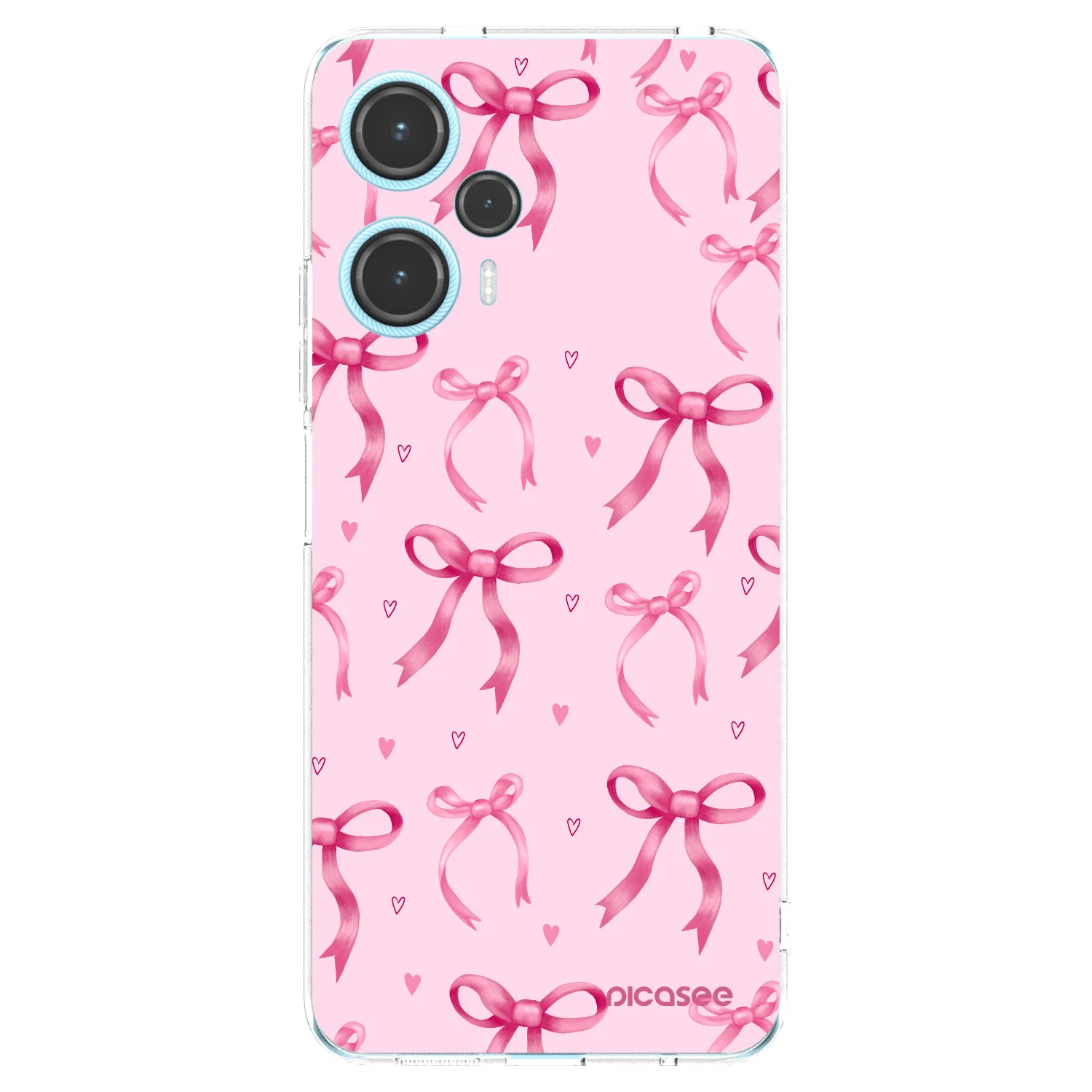 Picasee silikonový průhledný obal pro Xiaomi Poco F5 - Bow Aesthetic