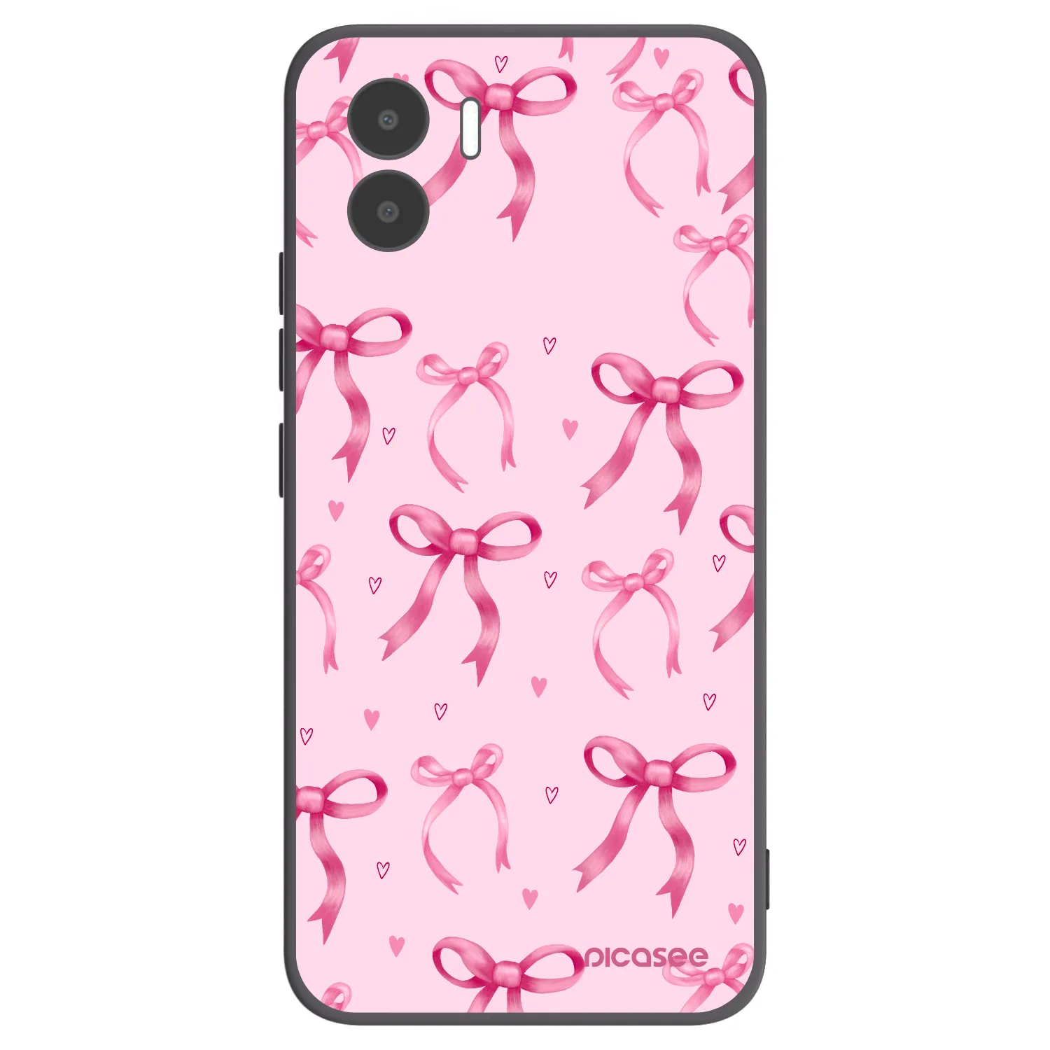 Picasee silikonový černý obal pro Xiaomi Redmi A2 - Bow Aesthetic