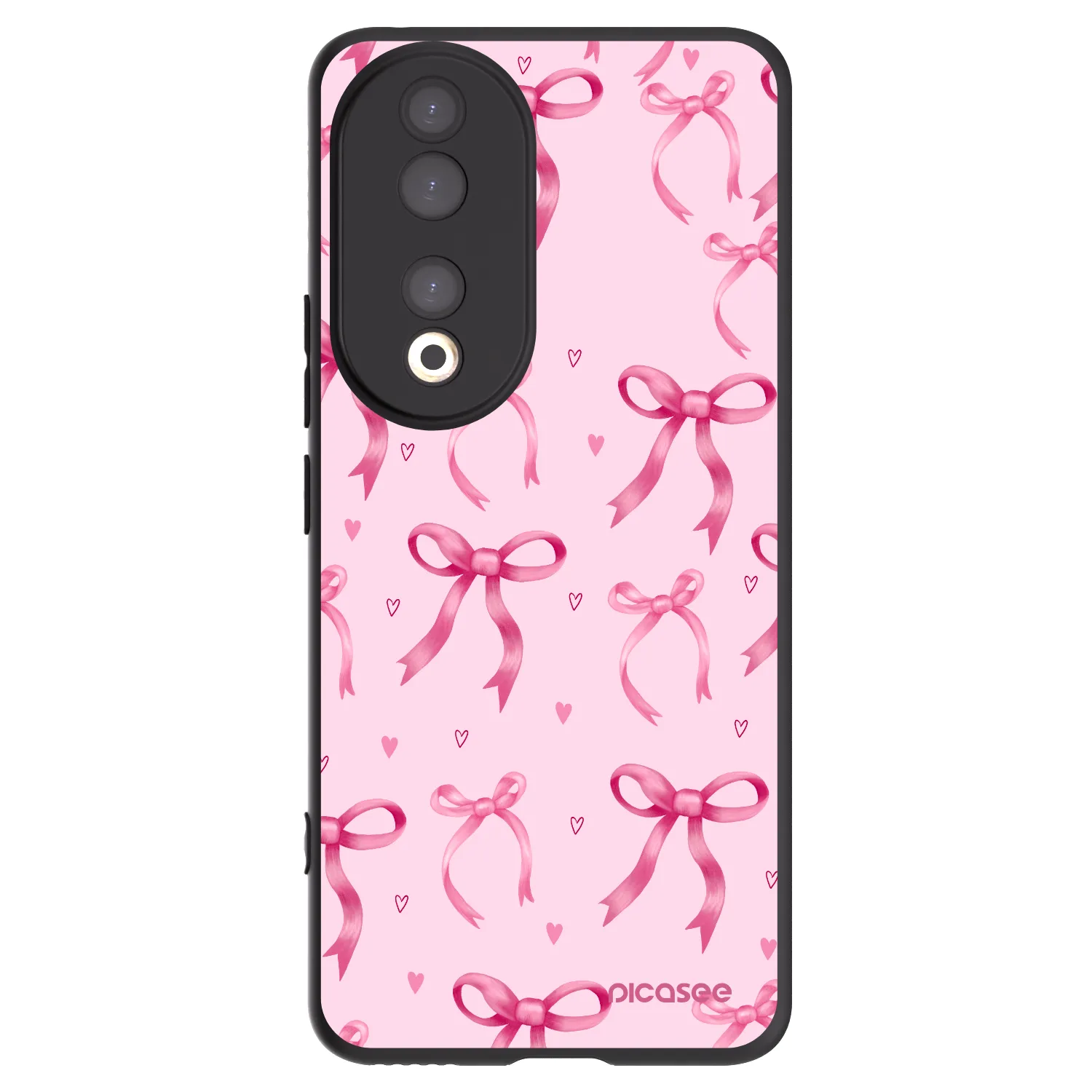 Picasee silikonový černý obal pro Honor 90 5G - Bow Aesthetic