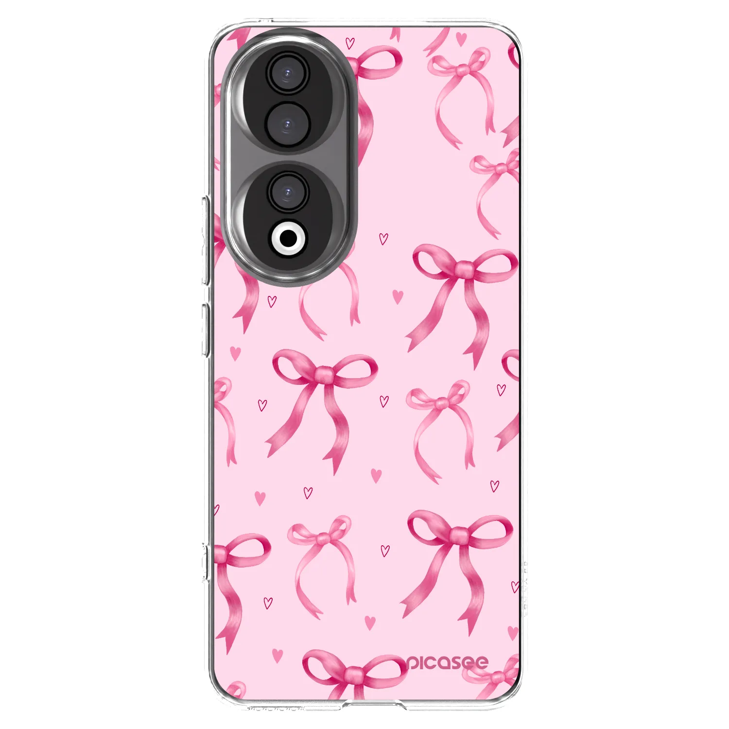 Picasee silikonový průhledný obal pro Honor 90 5G - Bow Aesthetic