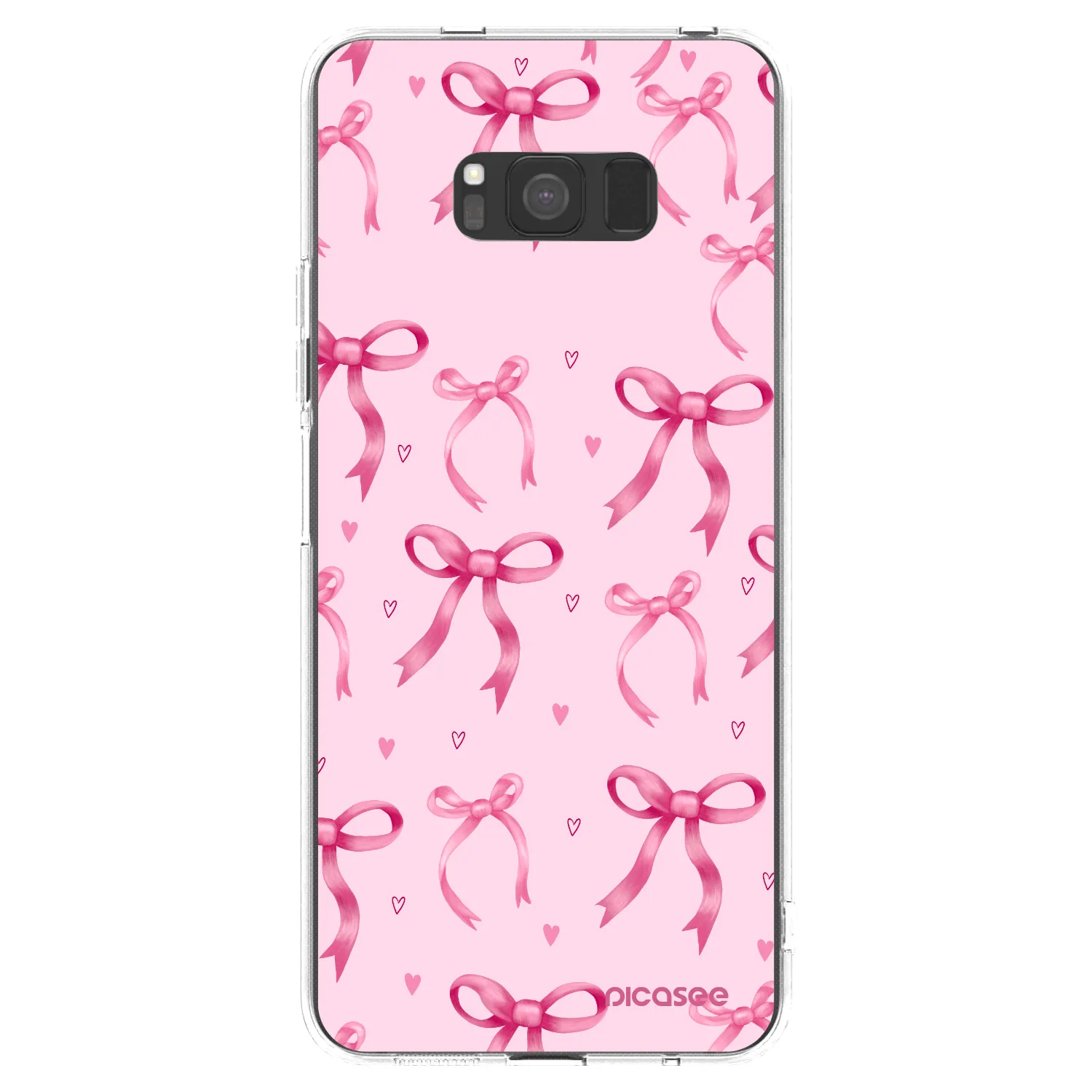 Picasee silikonový průhledný obal pro Samsung Galaxy S8 G950F - Bow Aesthetic