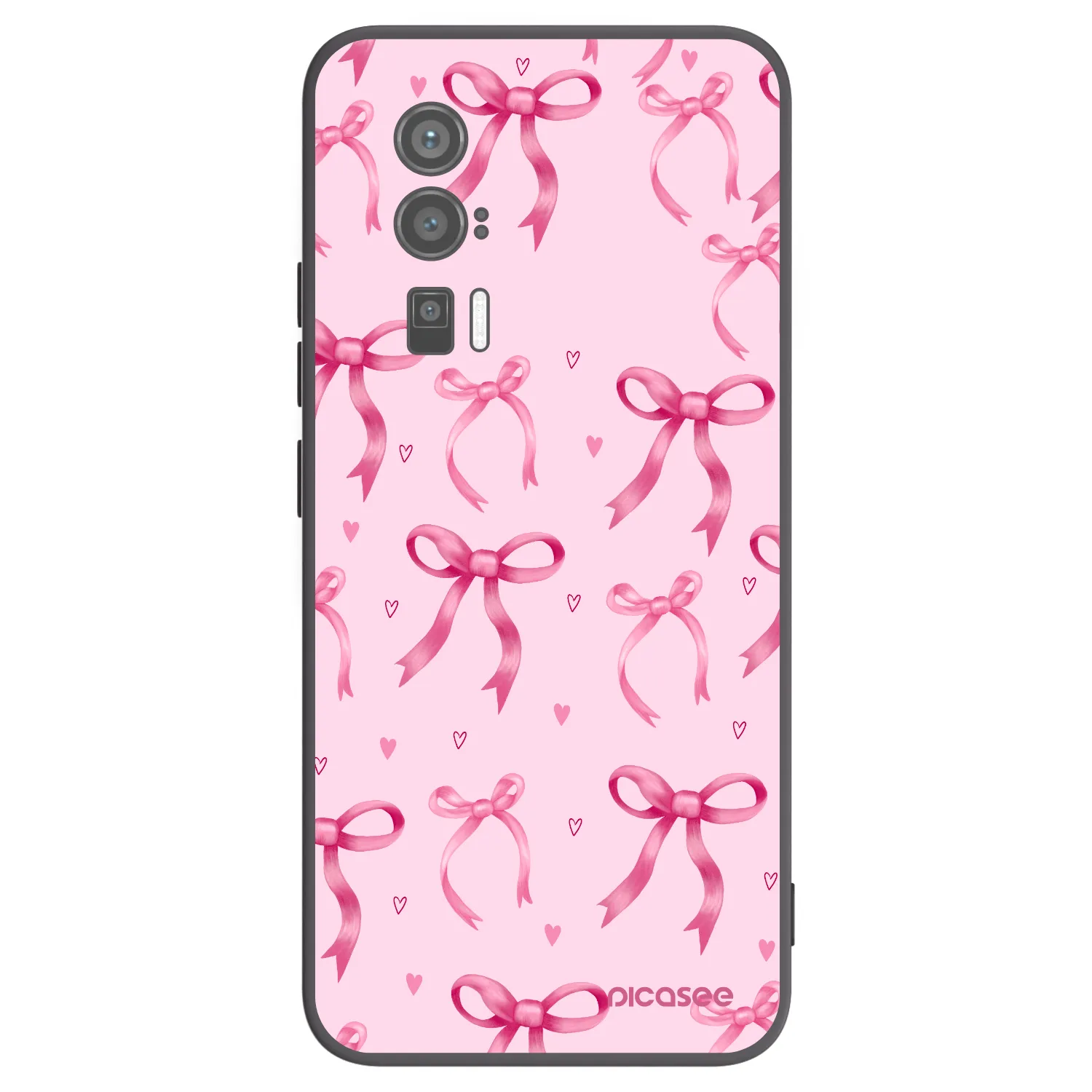 Picasee silikonový černý obal pro Xiaomi Poco F5 Pro 5G - Bow Aesthetic