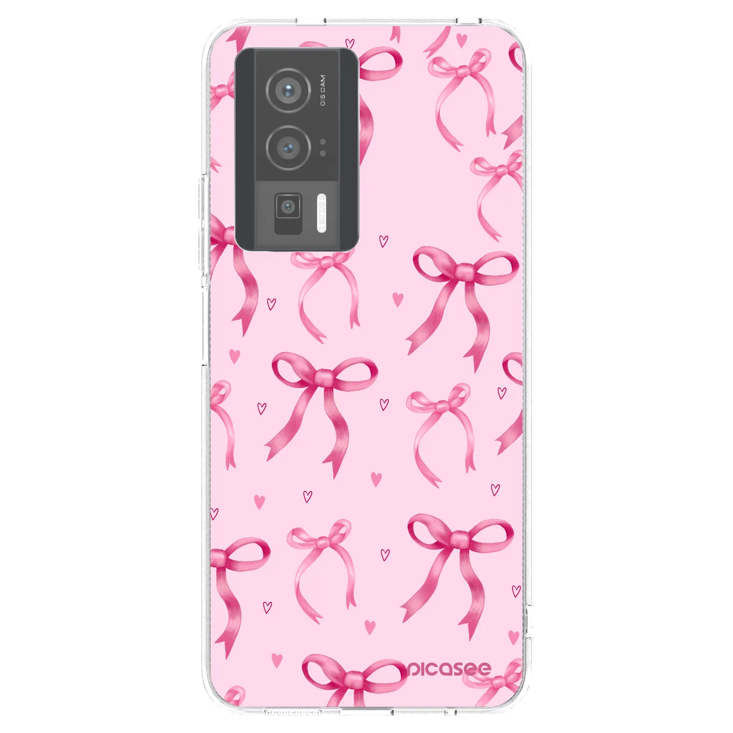 Picasee silikonový průhledný obal pro Xiaomi Poco F5 Pro 5G - Bow Aesthetic