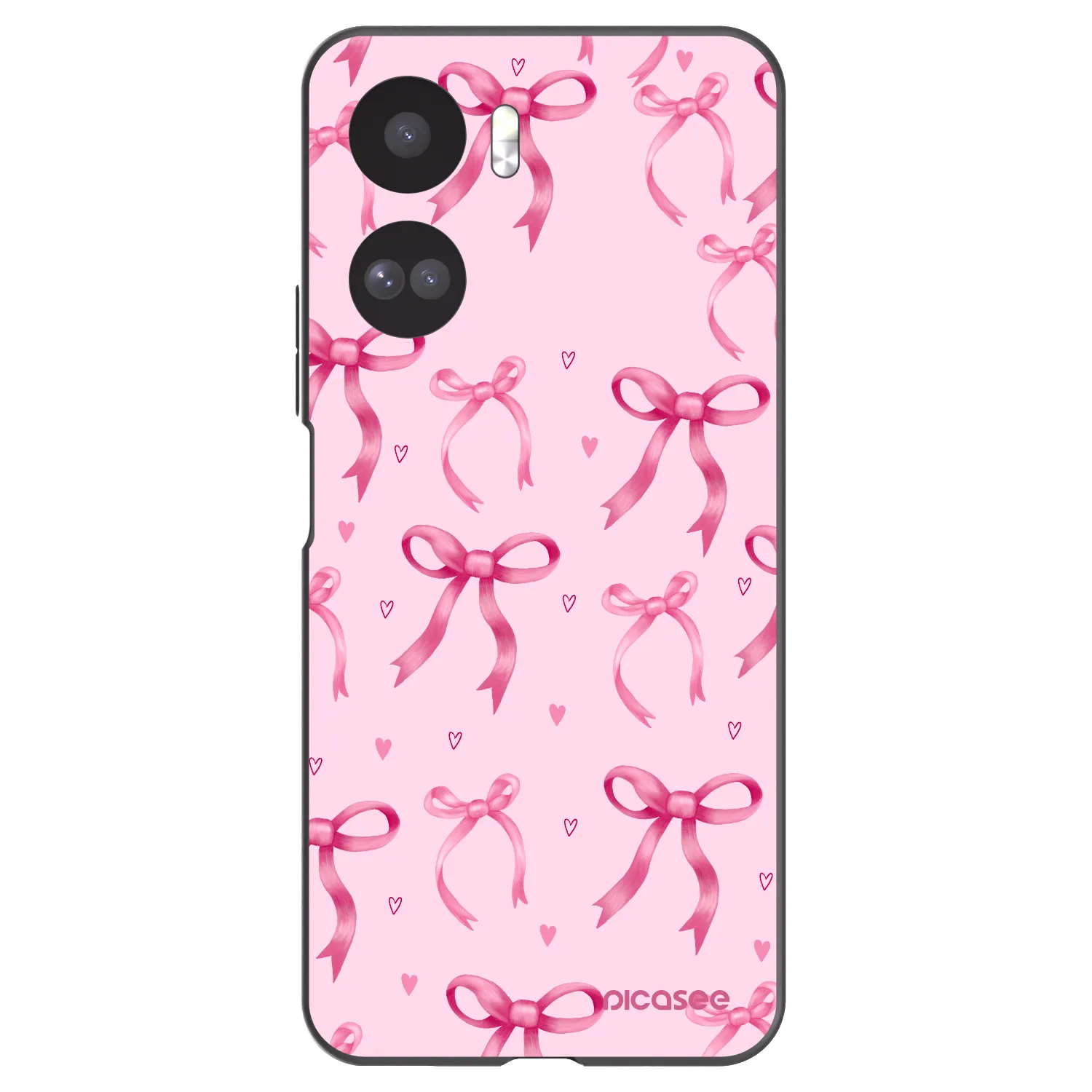 Picasee silikonový černý obal pro Honor 90 Lite 5G - Bow Aesthetic