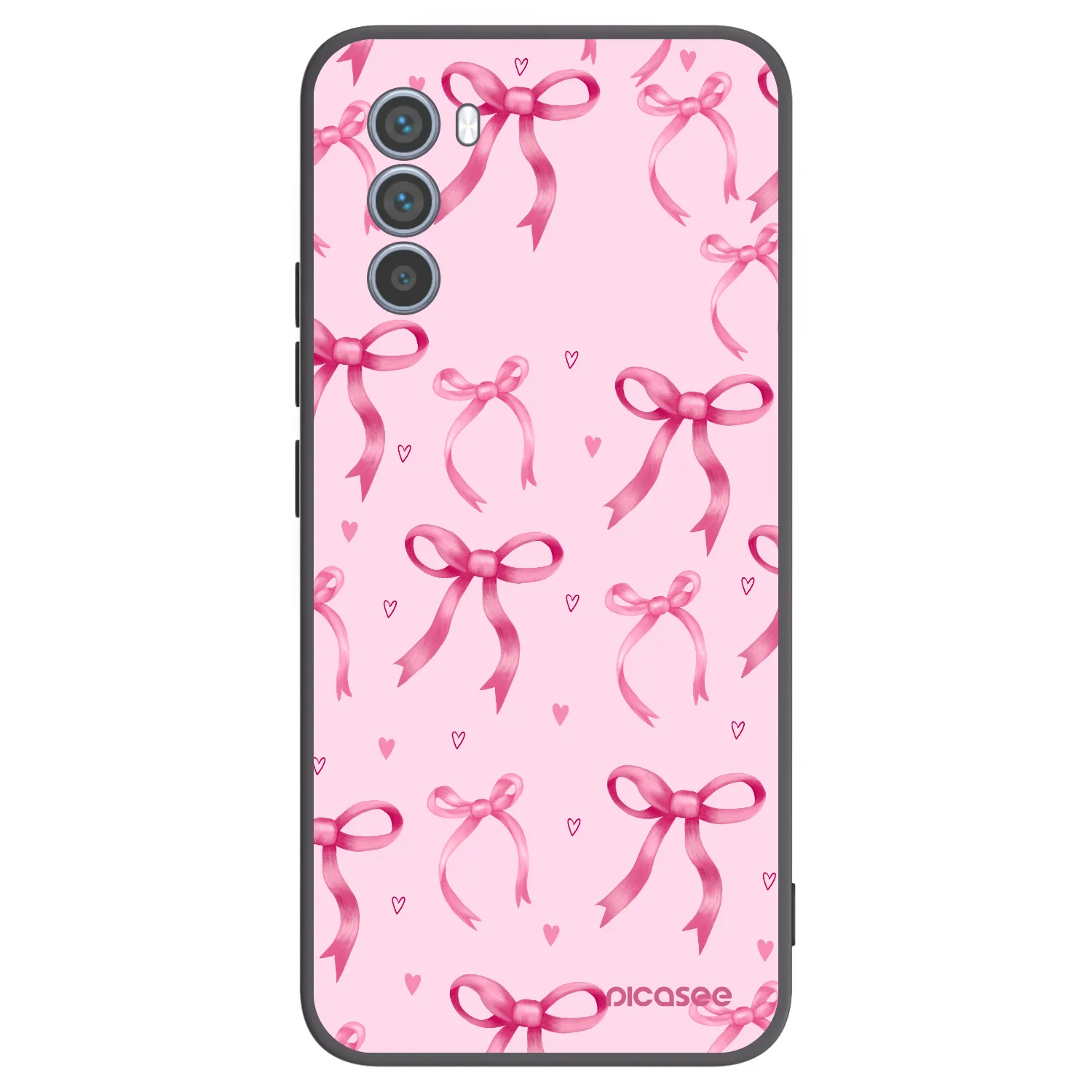 Picasee silikonový černý obal pro Motorola Moto G62 - Bow Aesthetic